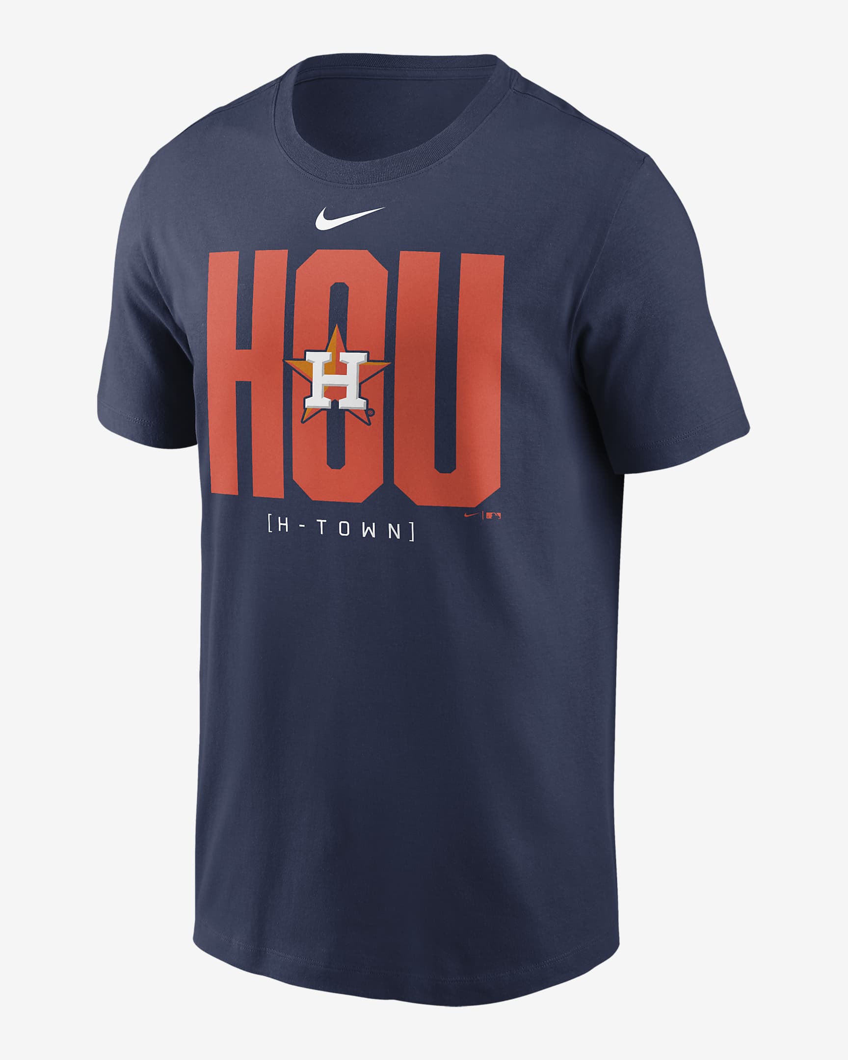 Houston Astros Team Scoreboard Men's Nike MLB T-Shirt - Navy