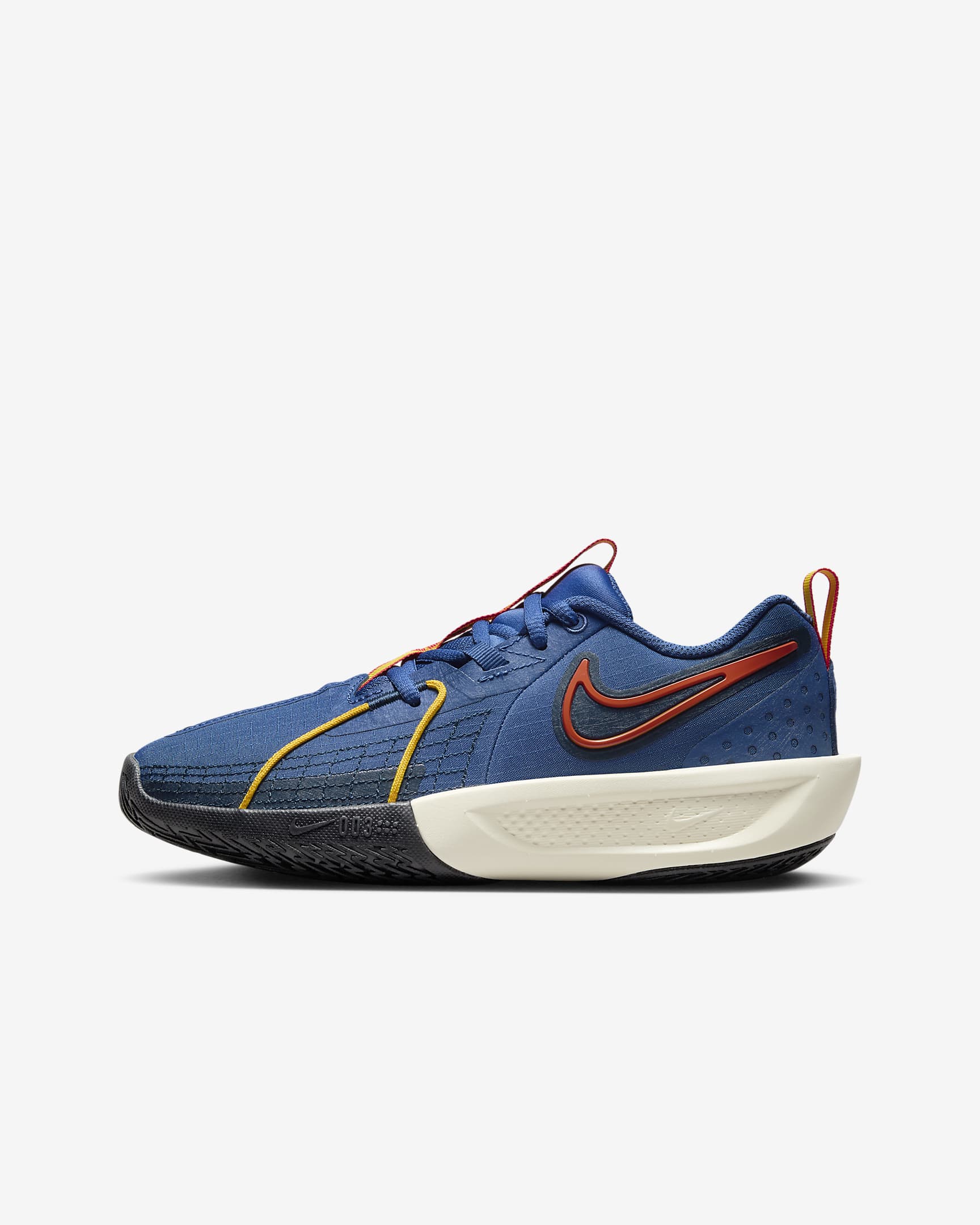 Nike G.T. Cut 3 SE Big Kids' Basketball Shoes - Mystic Navy/University Gold/Viotech/Cosmic Clay