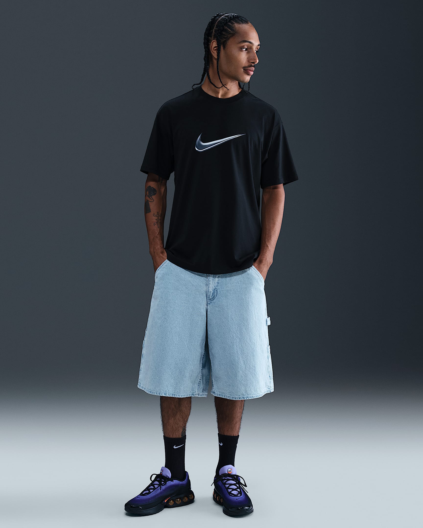 Nike Sportswear Men's Denim Shorts - Ashen Slate