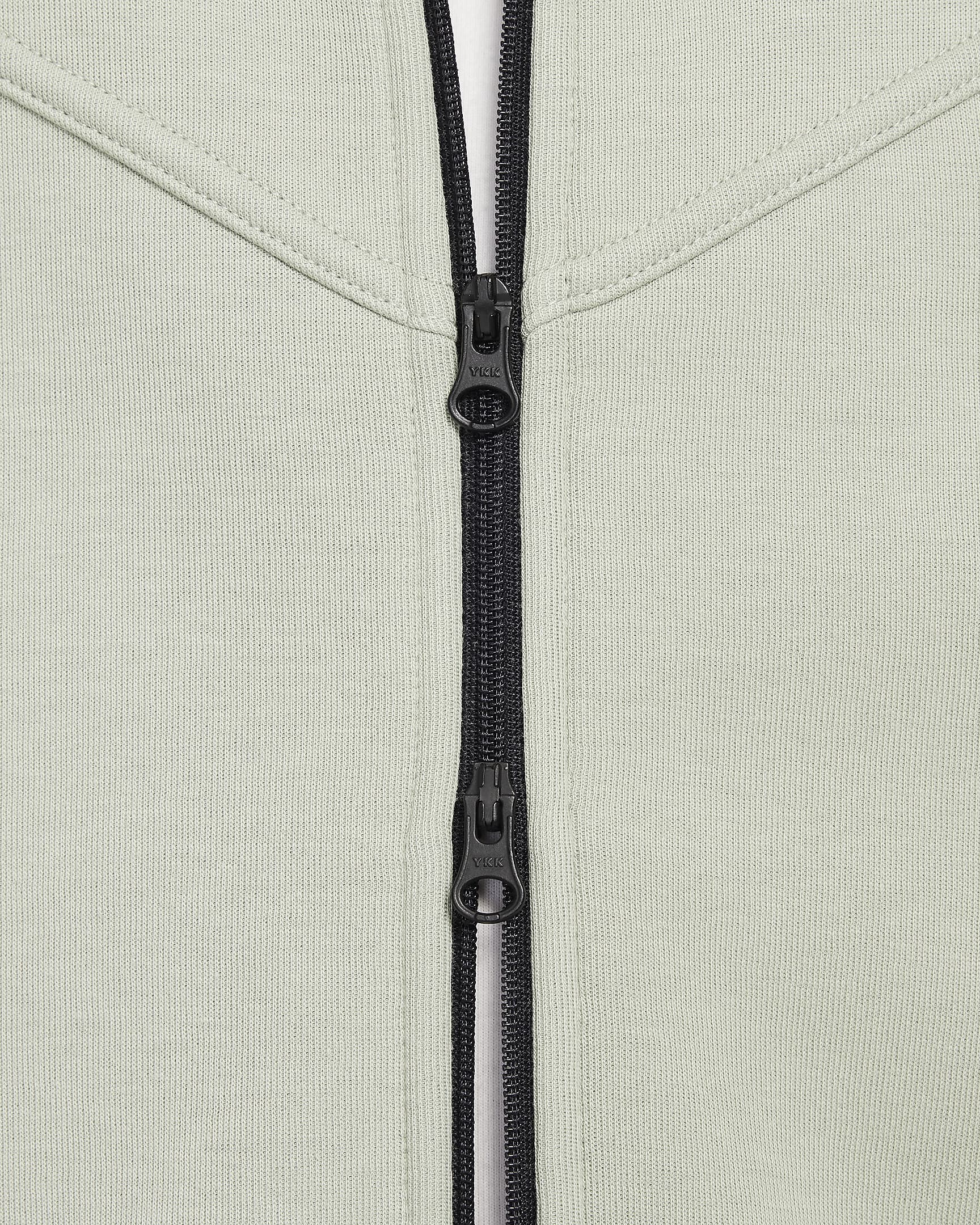 Nike Sportswear Tech Fleece-hættetrøje med lynlås til større børn (piger) - Jade Horizon/sort/sort