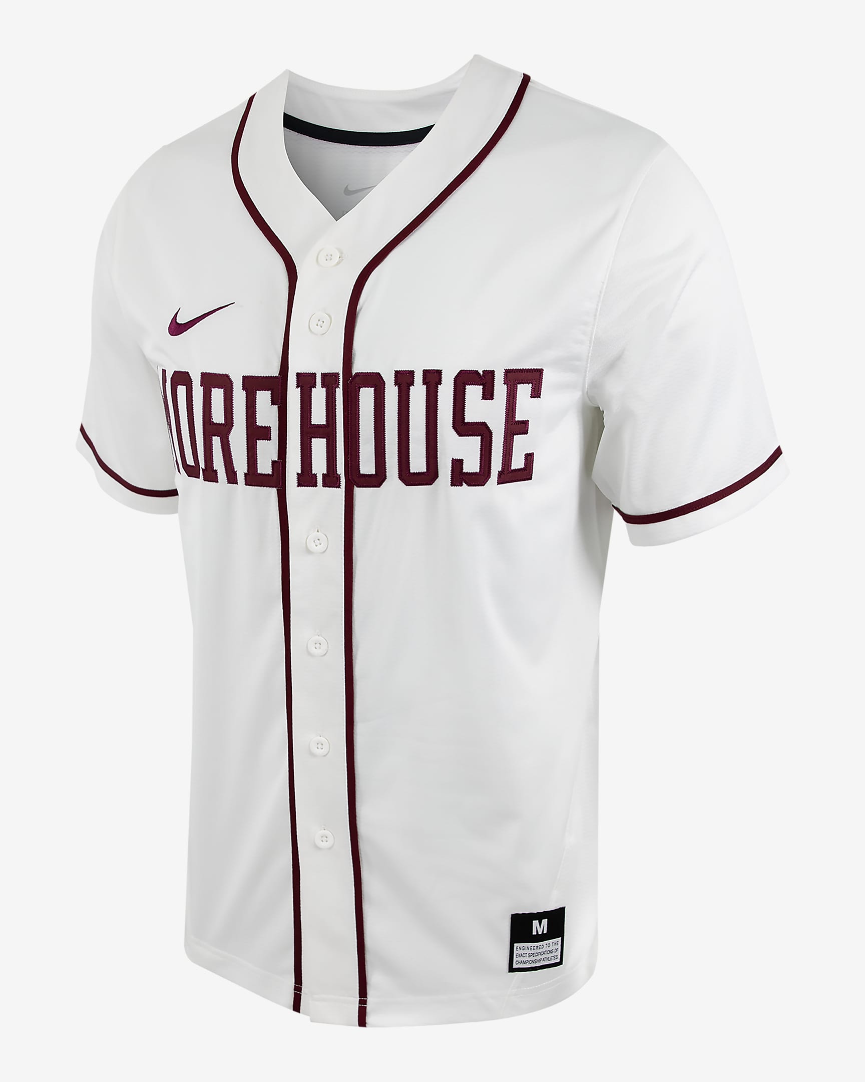 Jersey de béisbol con botones Nike College para hombre Morehouse. Nike.com