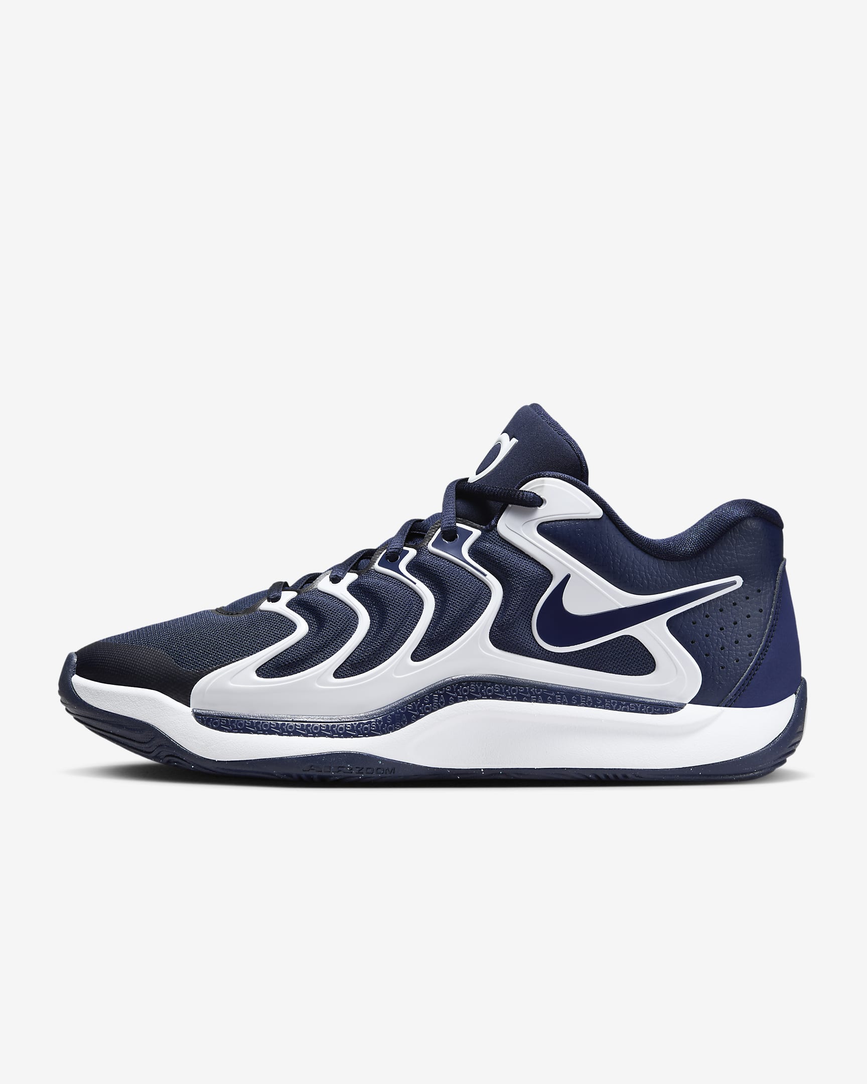 KD17 (Team Bank) Basketball Shoes - College Navy/White/Black/College Navy