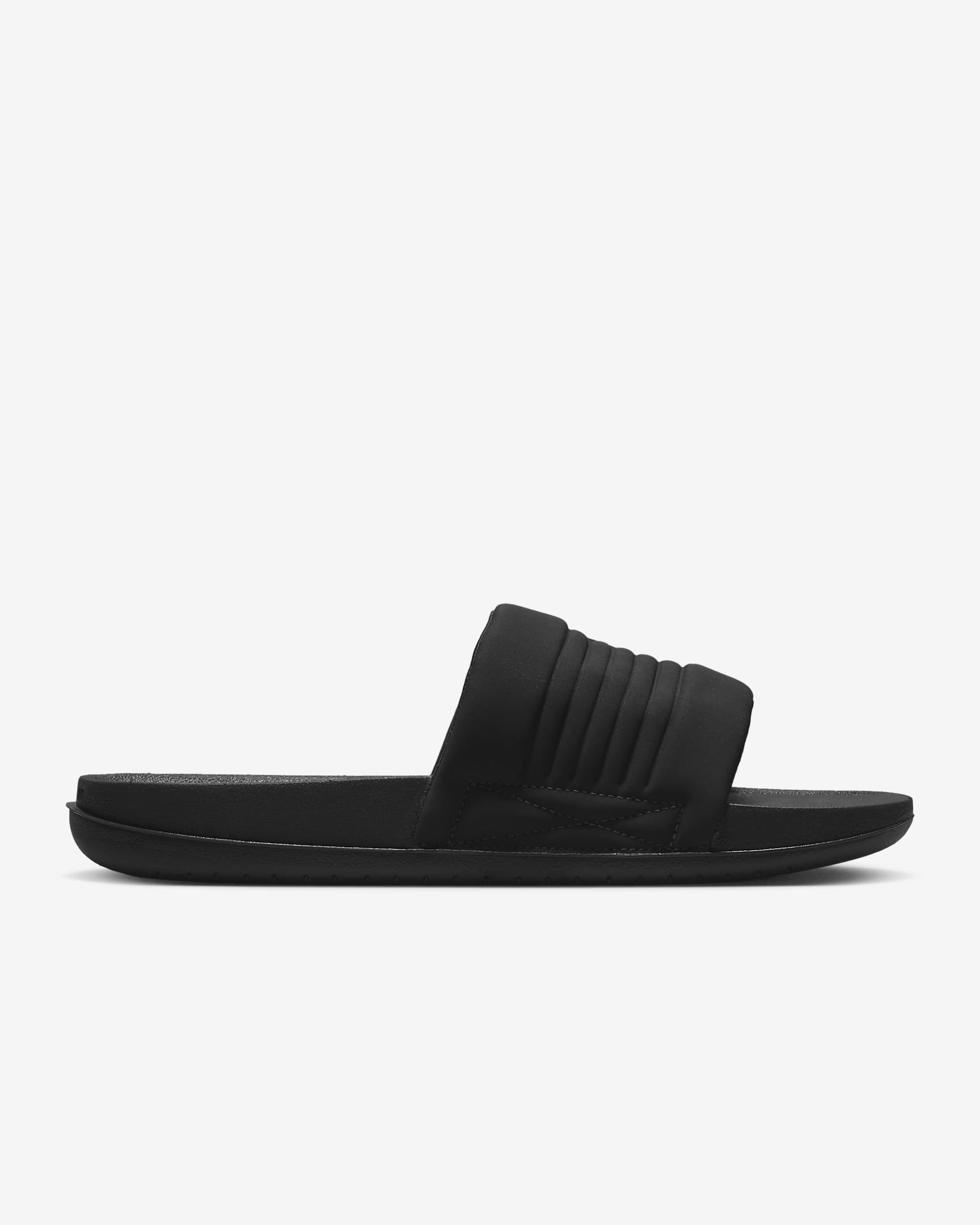 Chanclas para hombre Nike Offcourt Adjust - Negro/Negro/Blanco