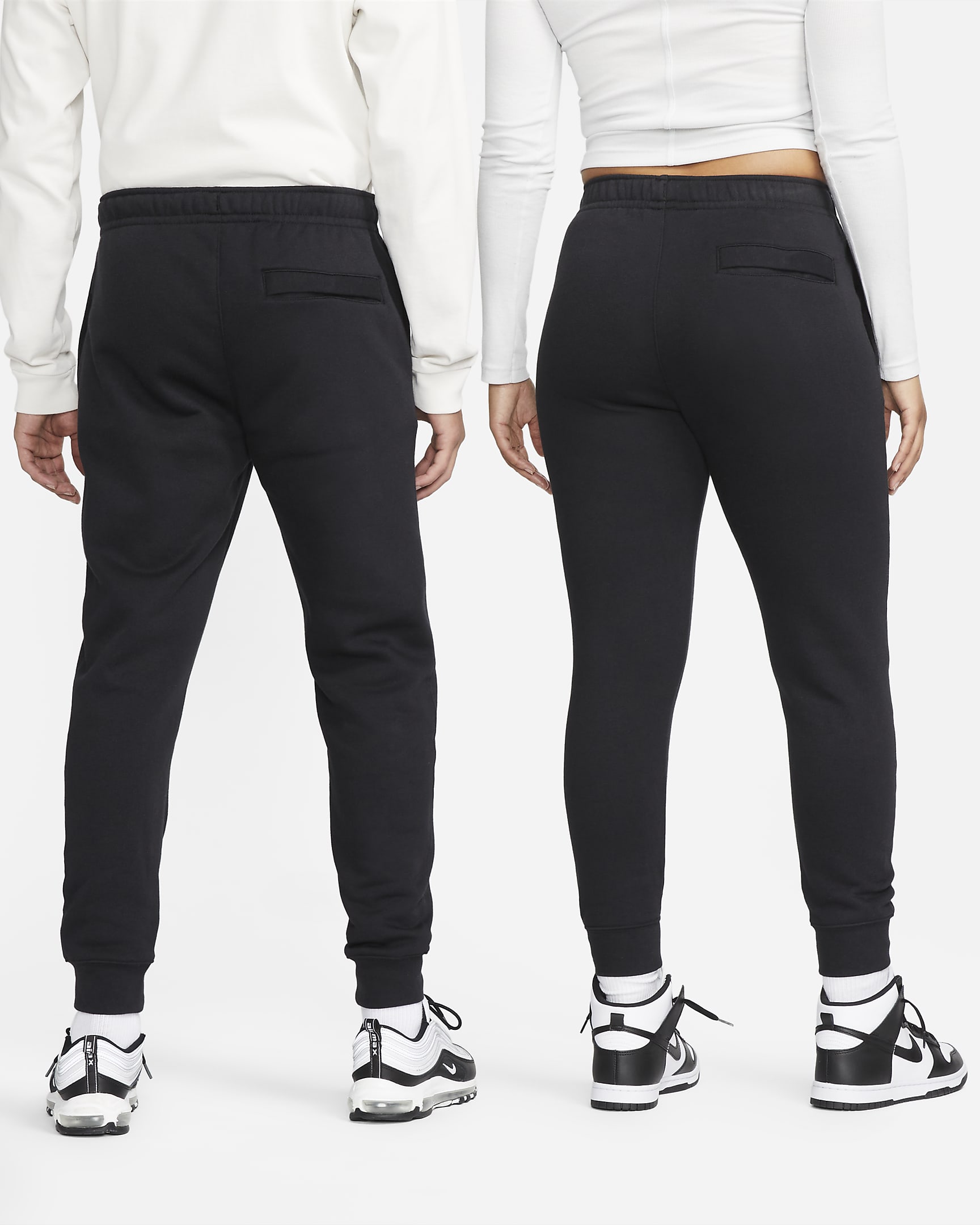 Nike Sportswear Club Fleece Joggers - Negre/Negre/Blanc