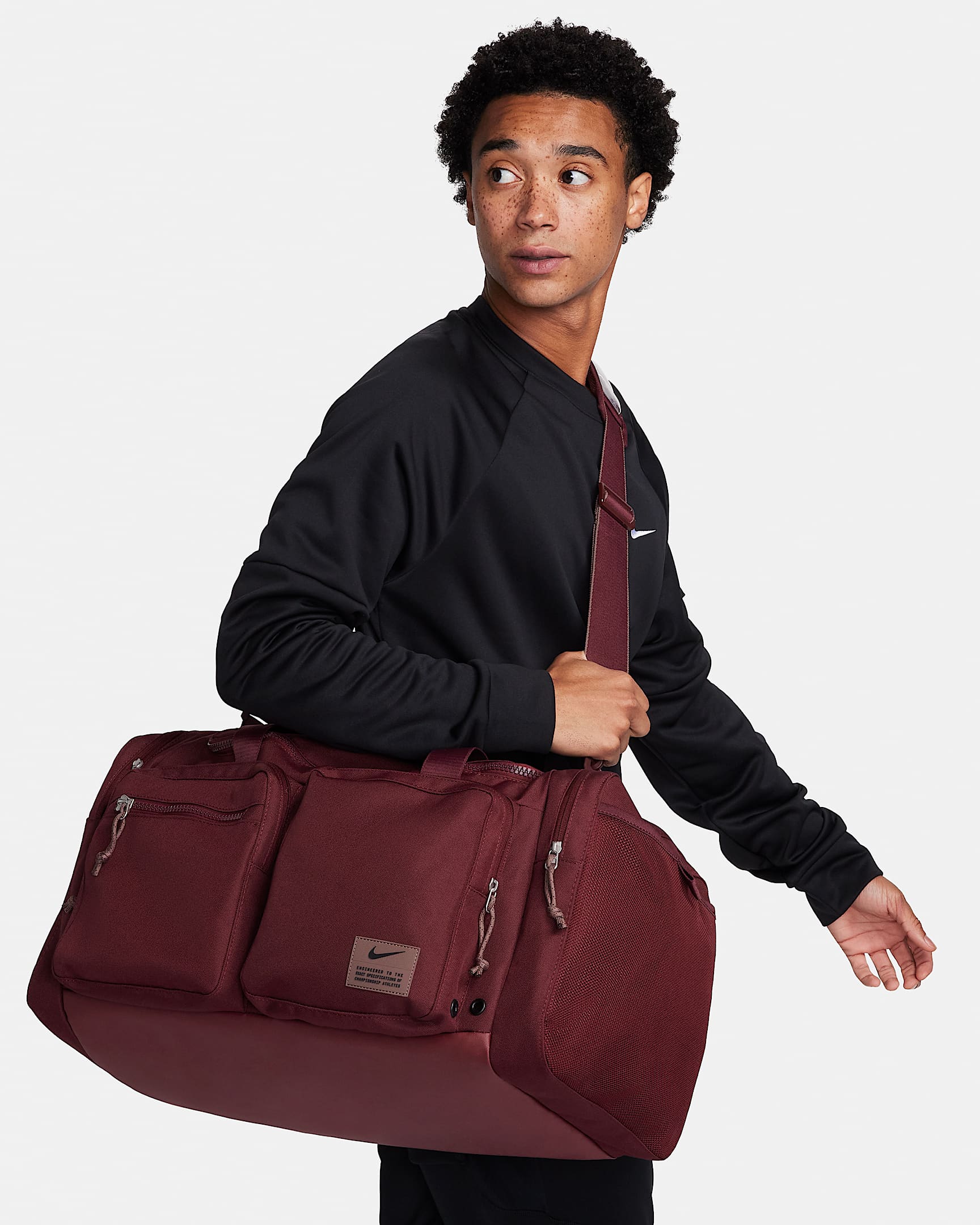 Nike Utility Power Training Duffel Bag (Medium, 51L).
