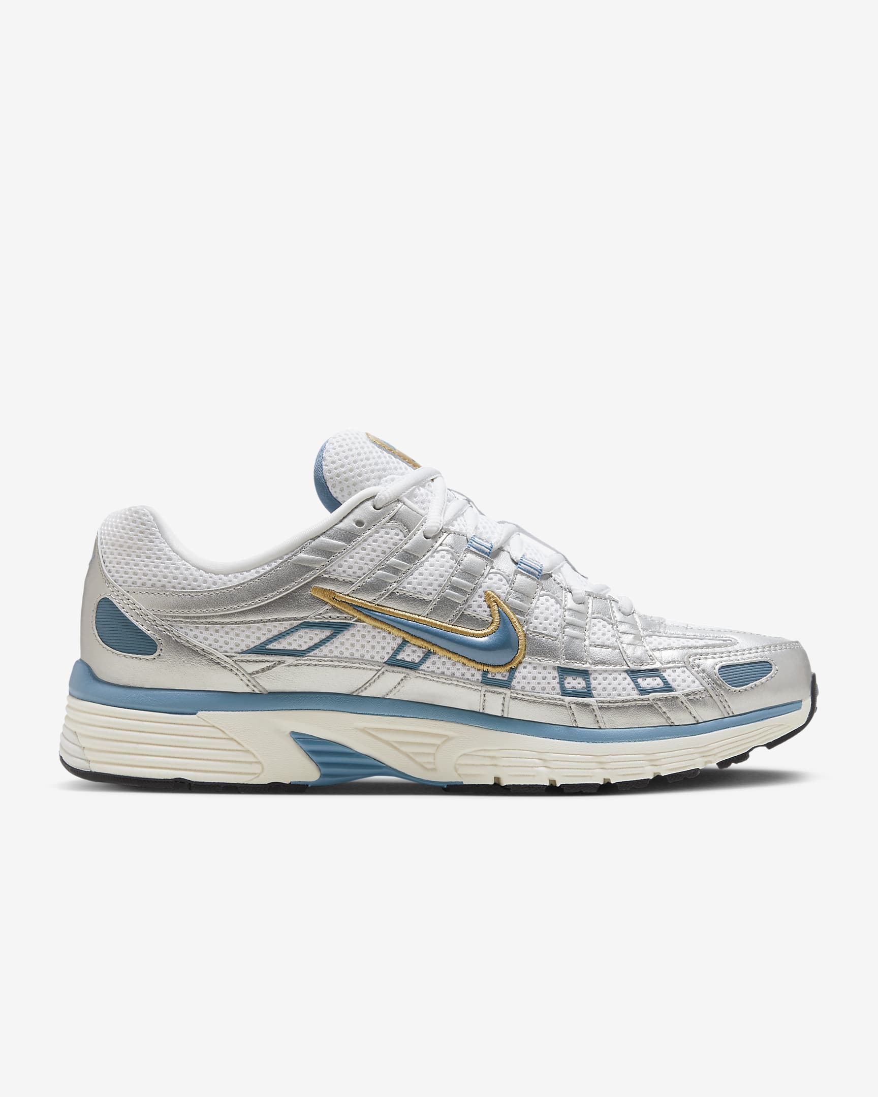 Nike P-6000 鞋款 - 白色/Metallic Silver/Pale Ivory/Aegean Storm