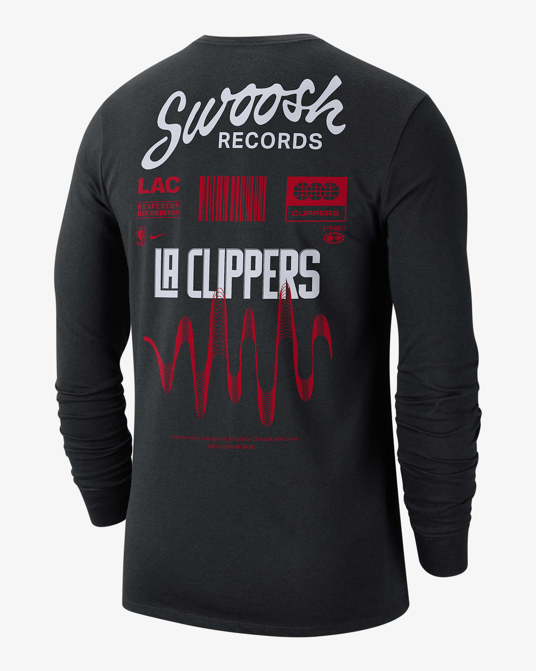 la clippers t shirt nike