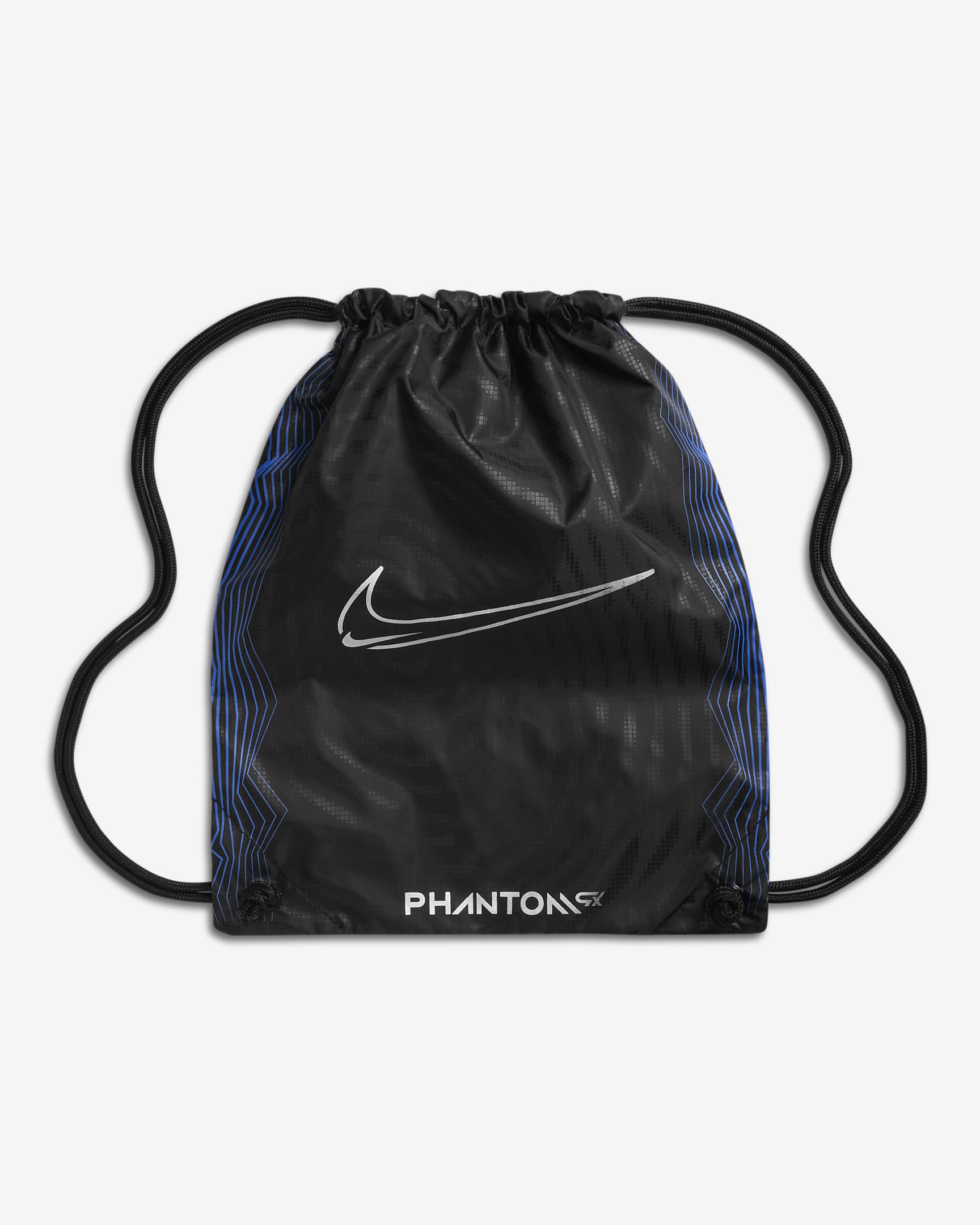 Tacos de fútbol high para terreno firme Nike Phantom GX Elite - Negro/Hiperroyal/Cromo