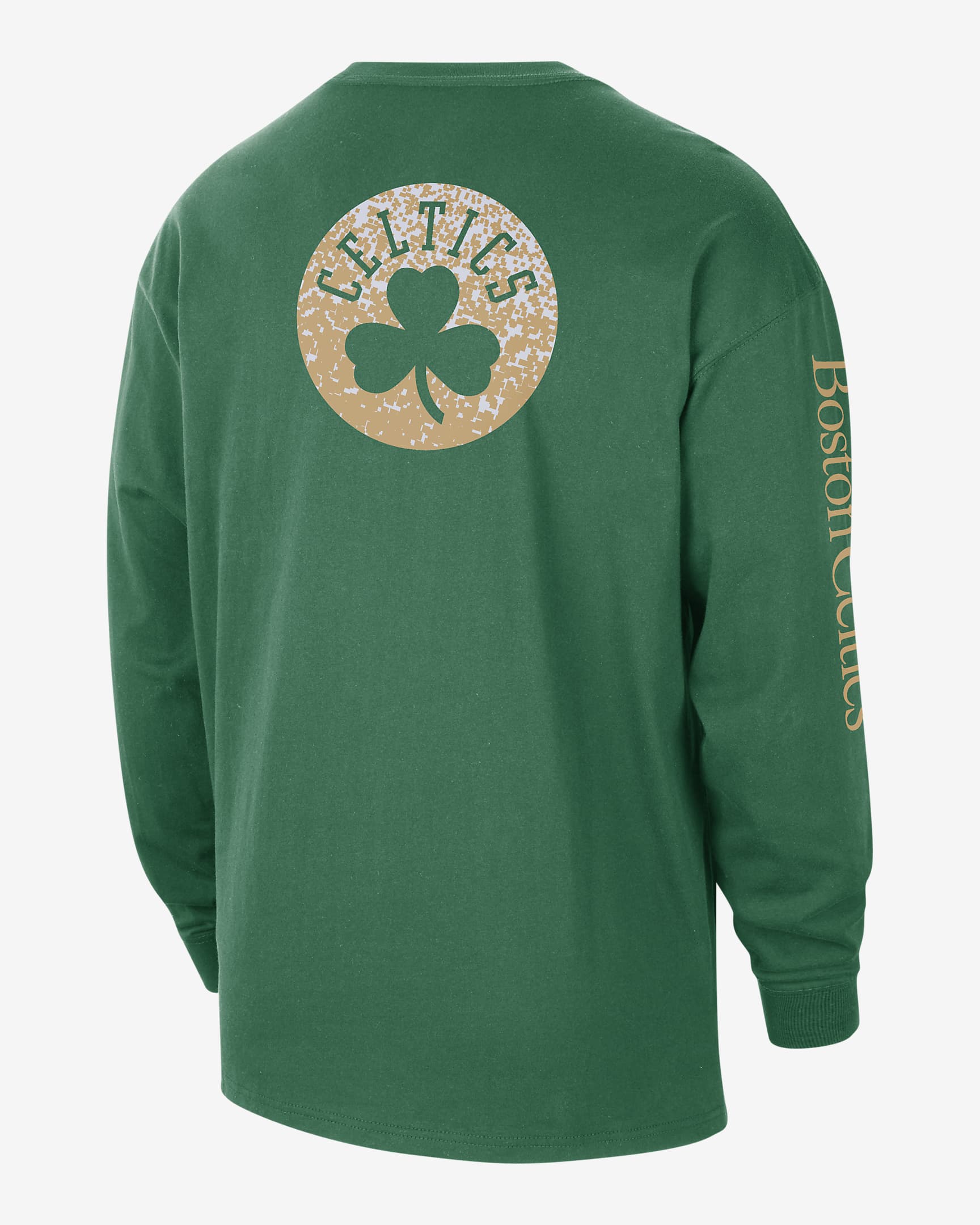 Boston Celtics Courtside Men's Nike NBA Long-Sleeve Max90 T-Shirt - Clover