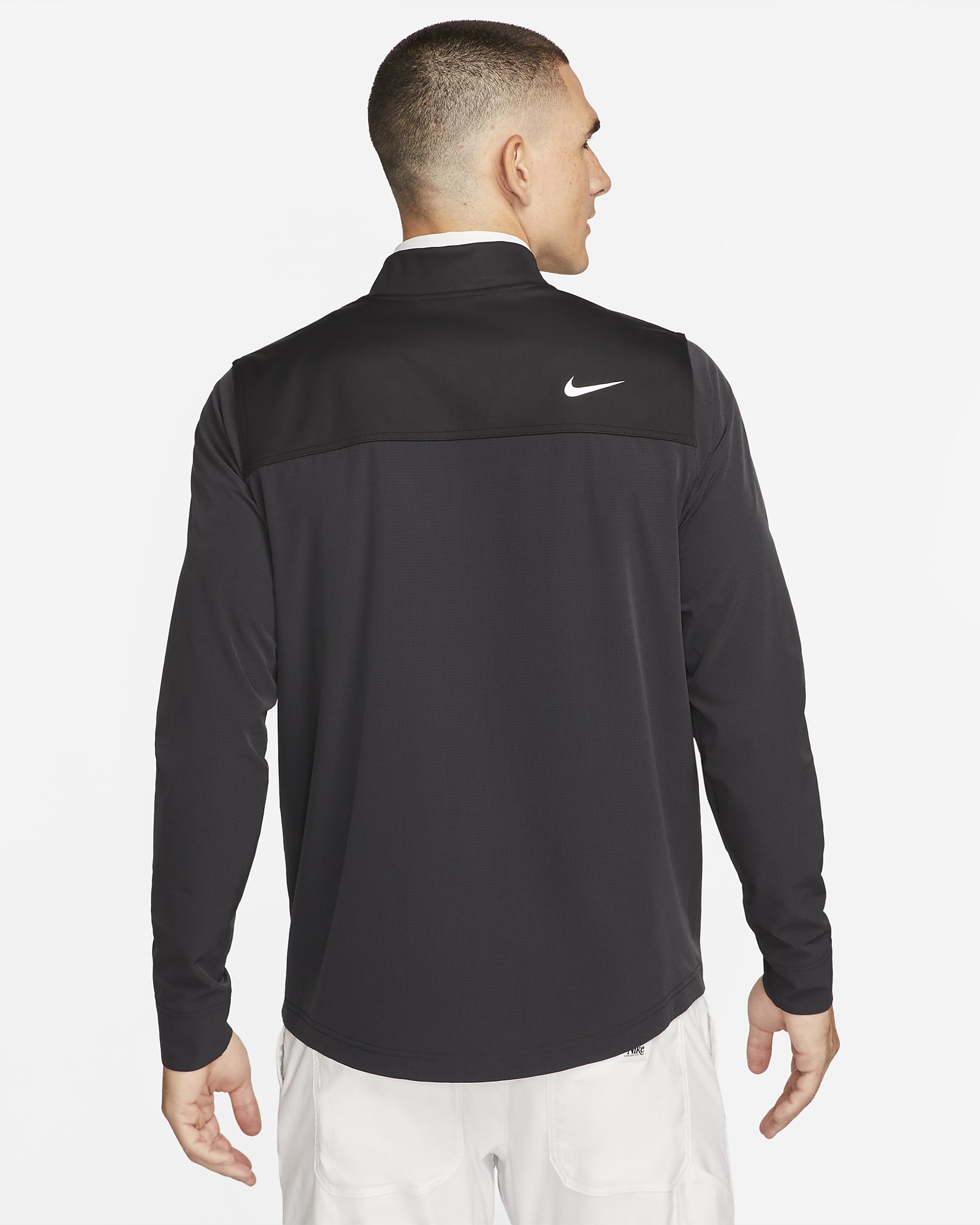 Nike Tour Essential férfi golfkabát - Fekete/Fekete/Fehér