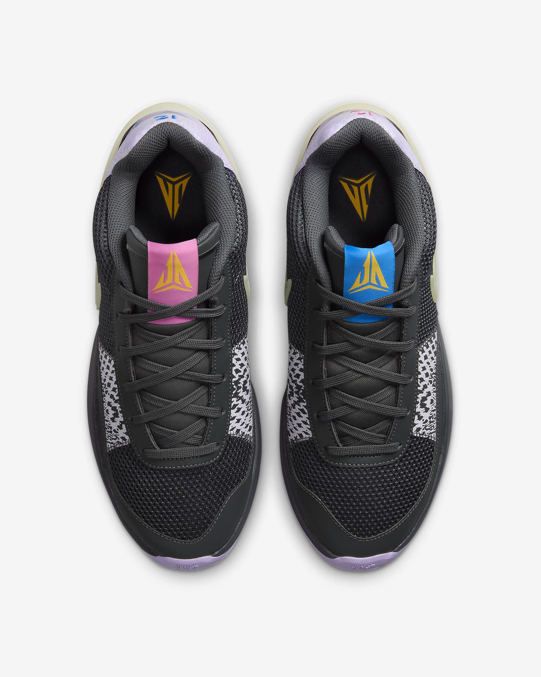 JA 1 Basketball Shoes - Iron Grey/Lilac Bloom/Light Photo Blue/Multi-Colour