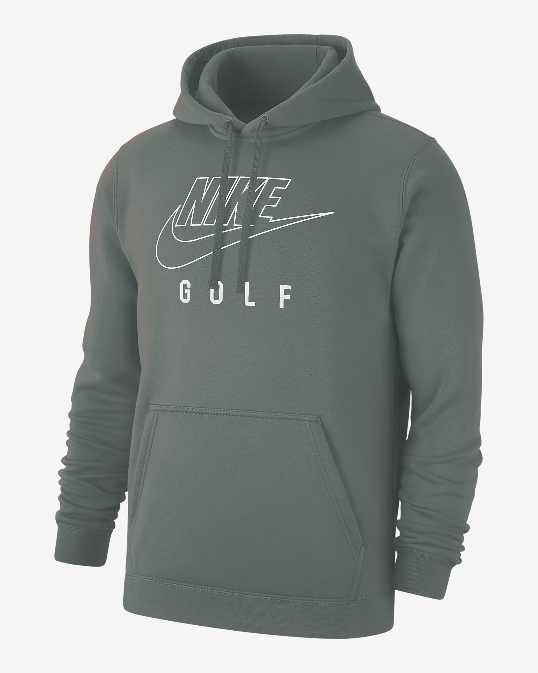 Sudadera con gorro sin cierre de golf para hombre Nike Swoosh Club Fleece - Verde arcilla