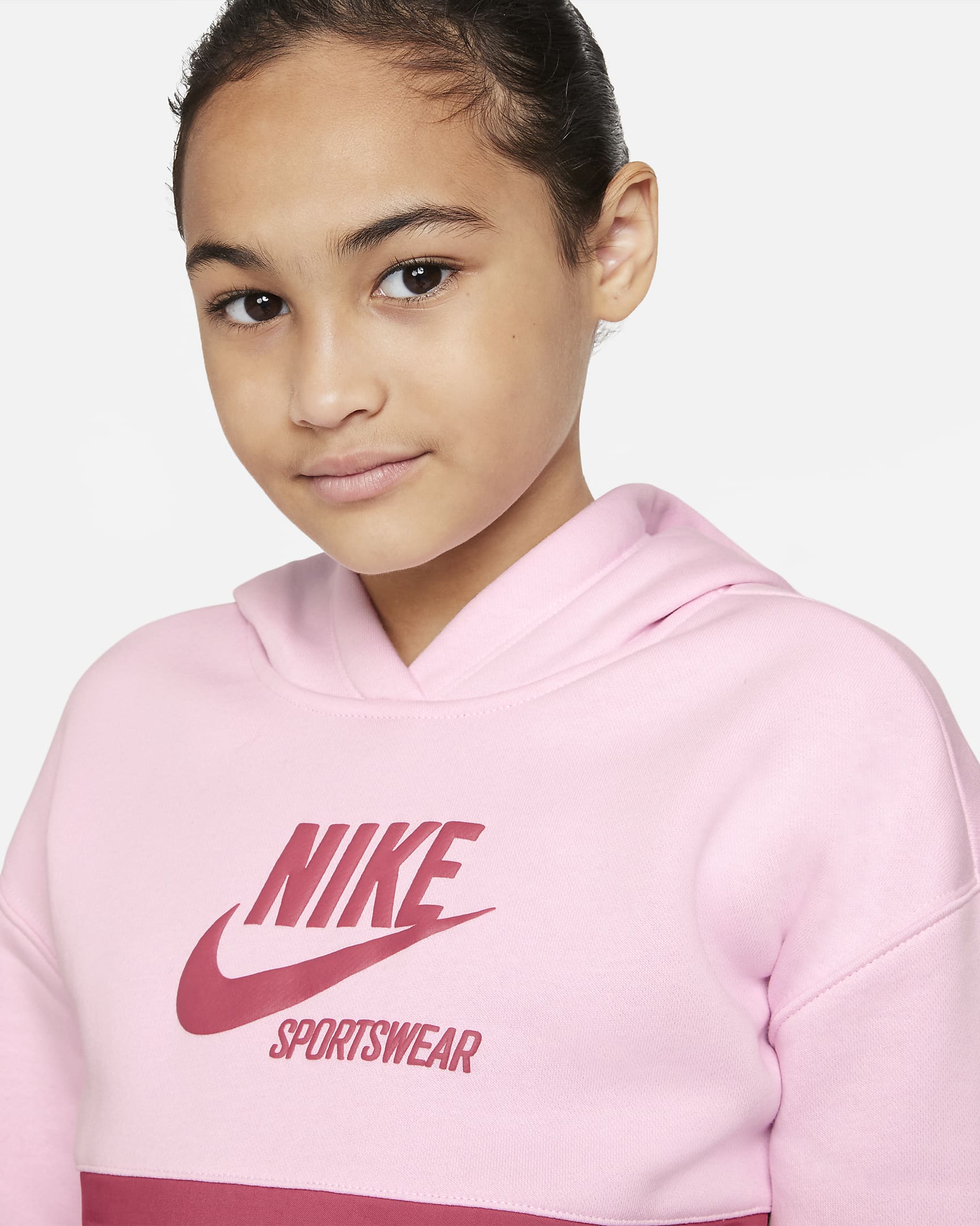Nike Sportswear Heritage Big Kids' (Girls') French Terry Hoodie. Nike.com