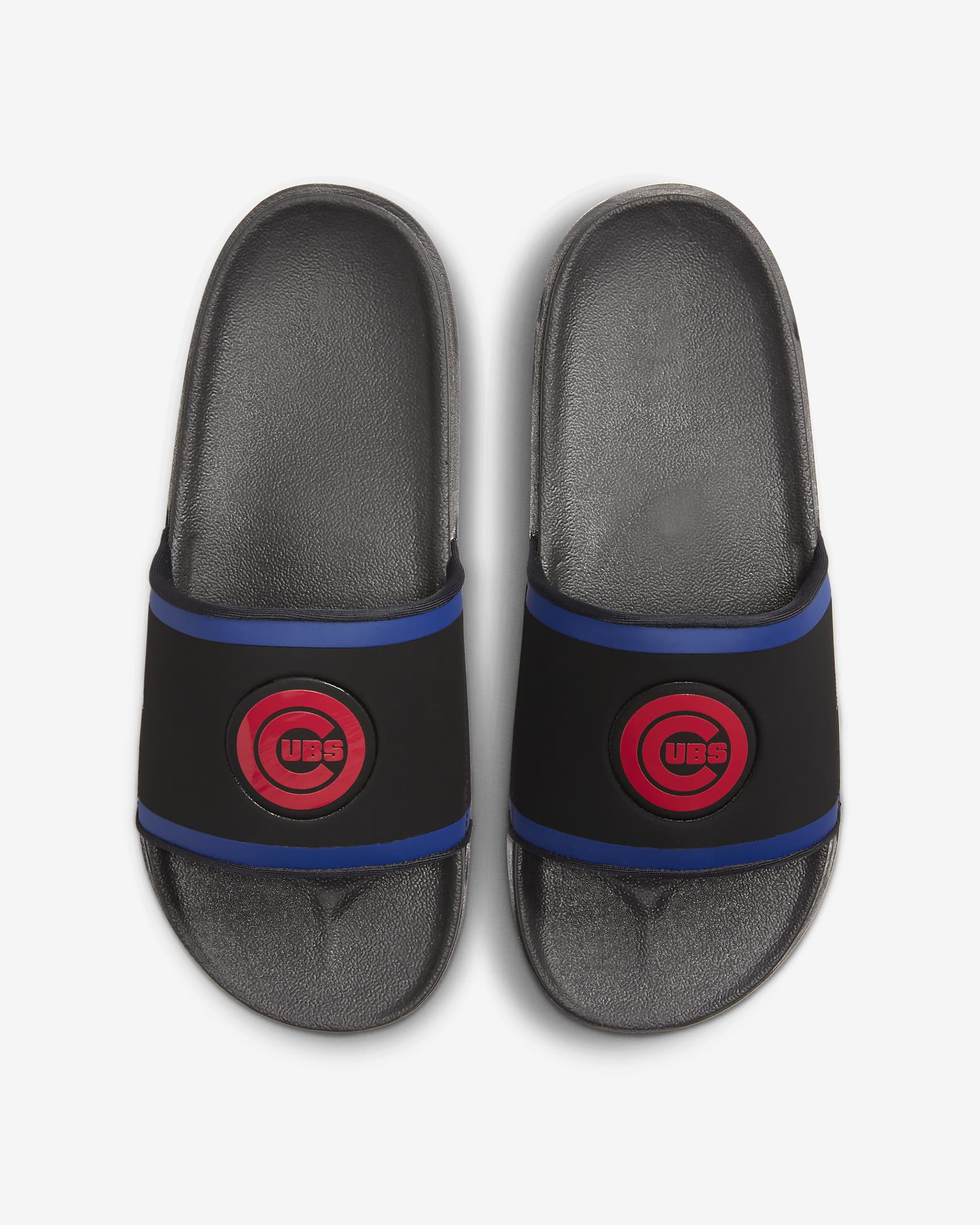 Chancla Nike Offcourt (MLB Chicago Cubs) - Negro/Azul royal intenso/Rojo deportivo