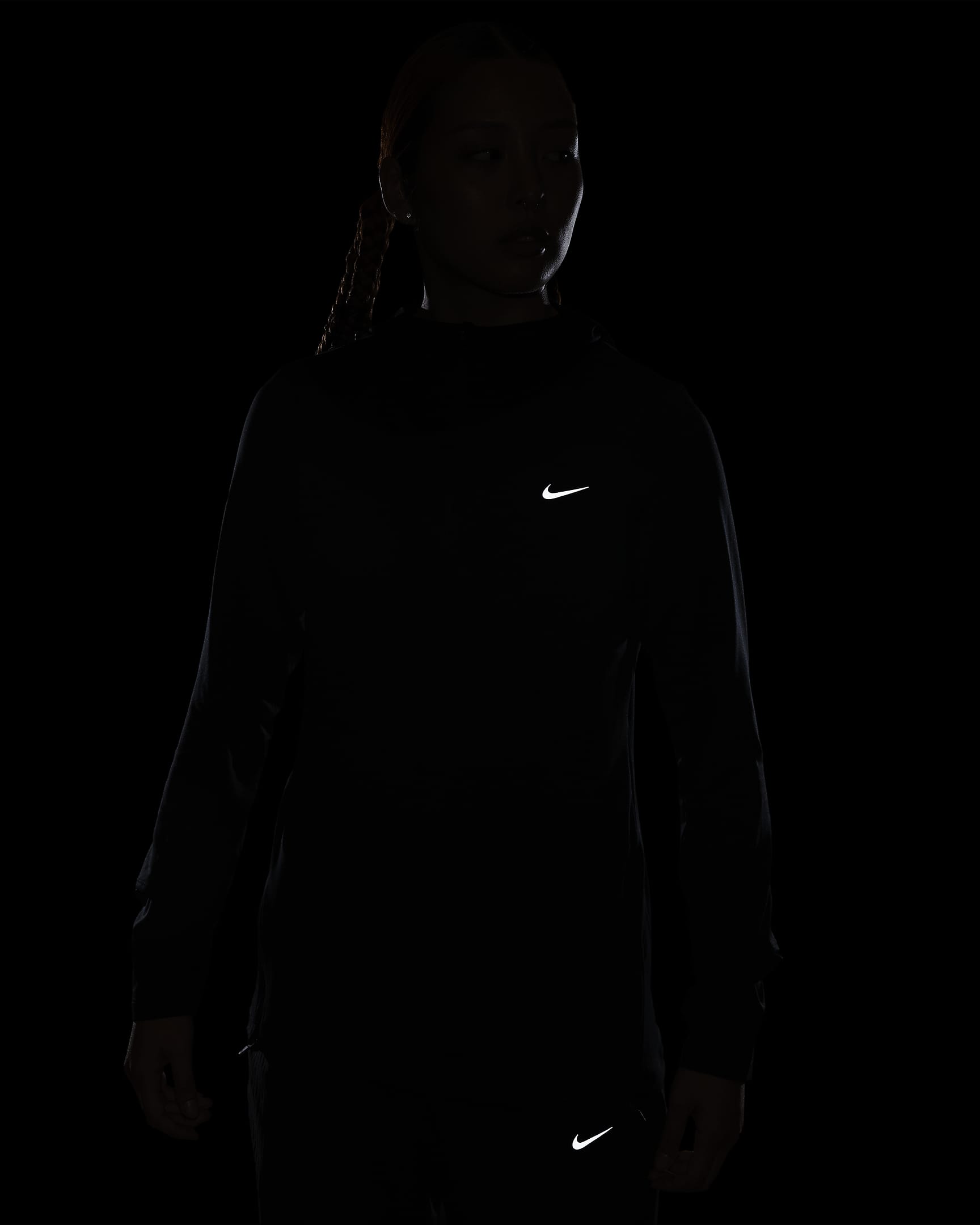 Nike Dri-FIT Swift UV Women's Hooded Running Jacket. Nike ID