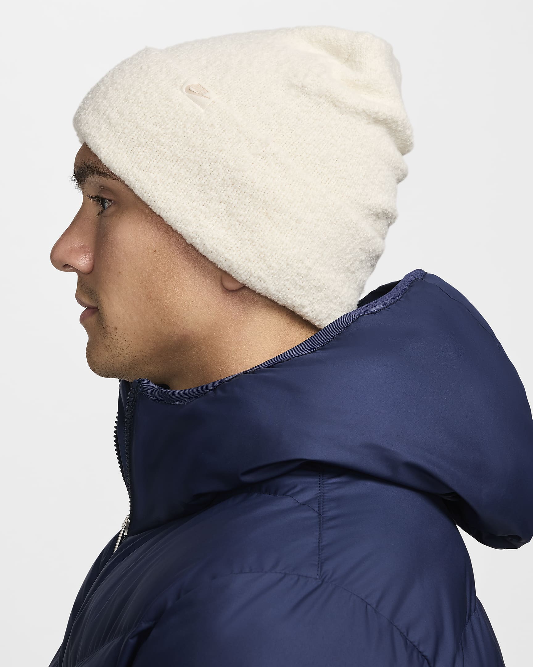 Nike Peak Beanie - Pale Ivory/White/Pale Ivory