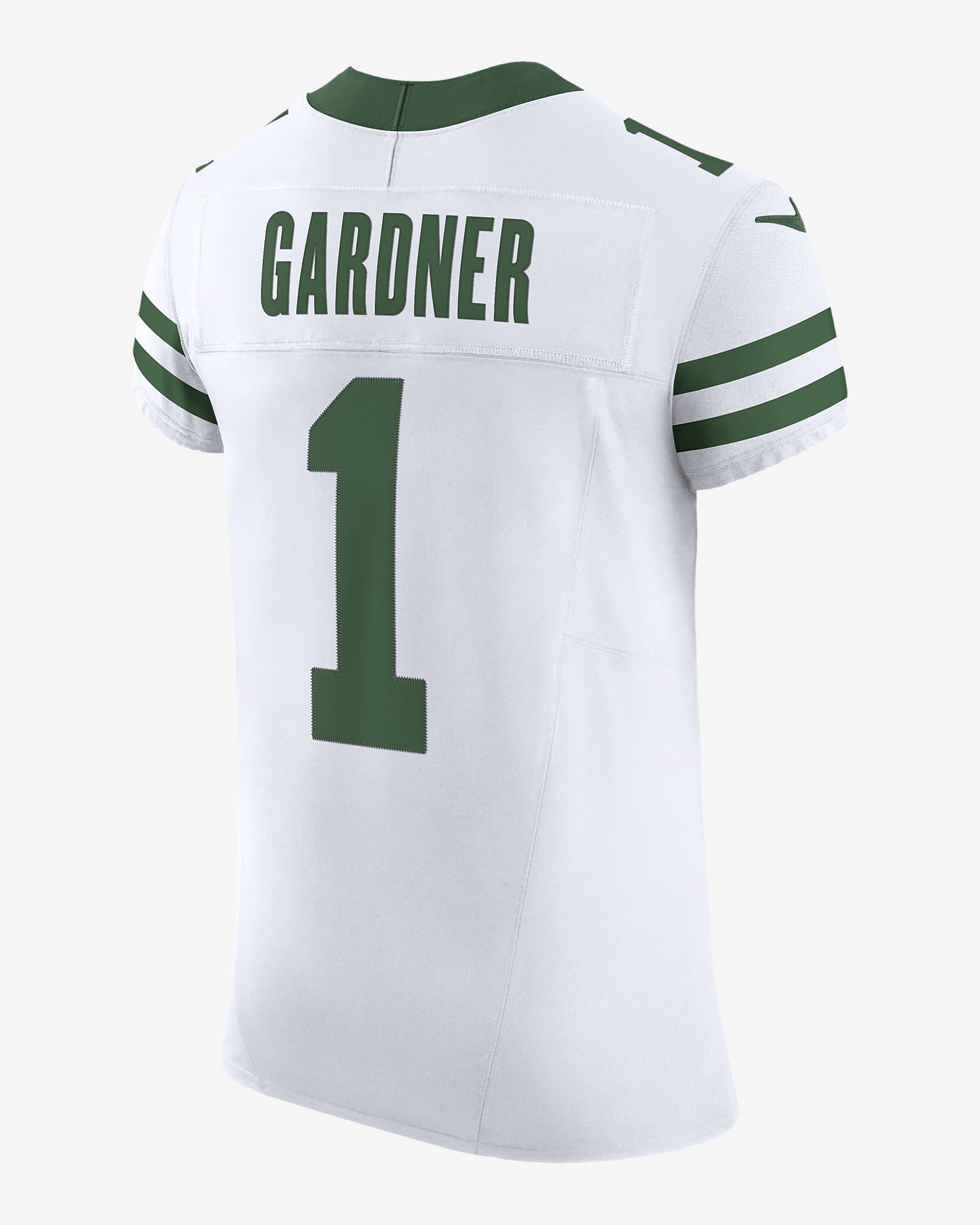 Ahmad "Sauce" Gardner New York Jets Men's Nike DriFIT NFL Elite Football Jersey.