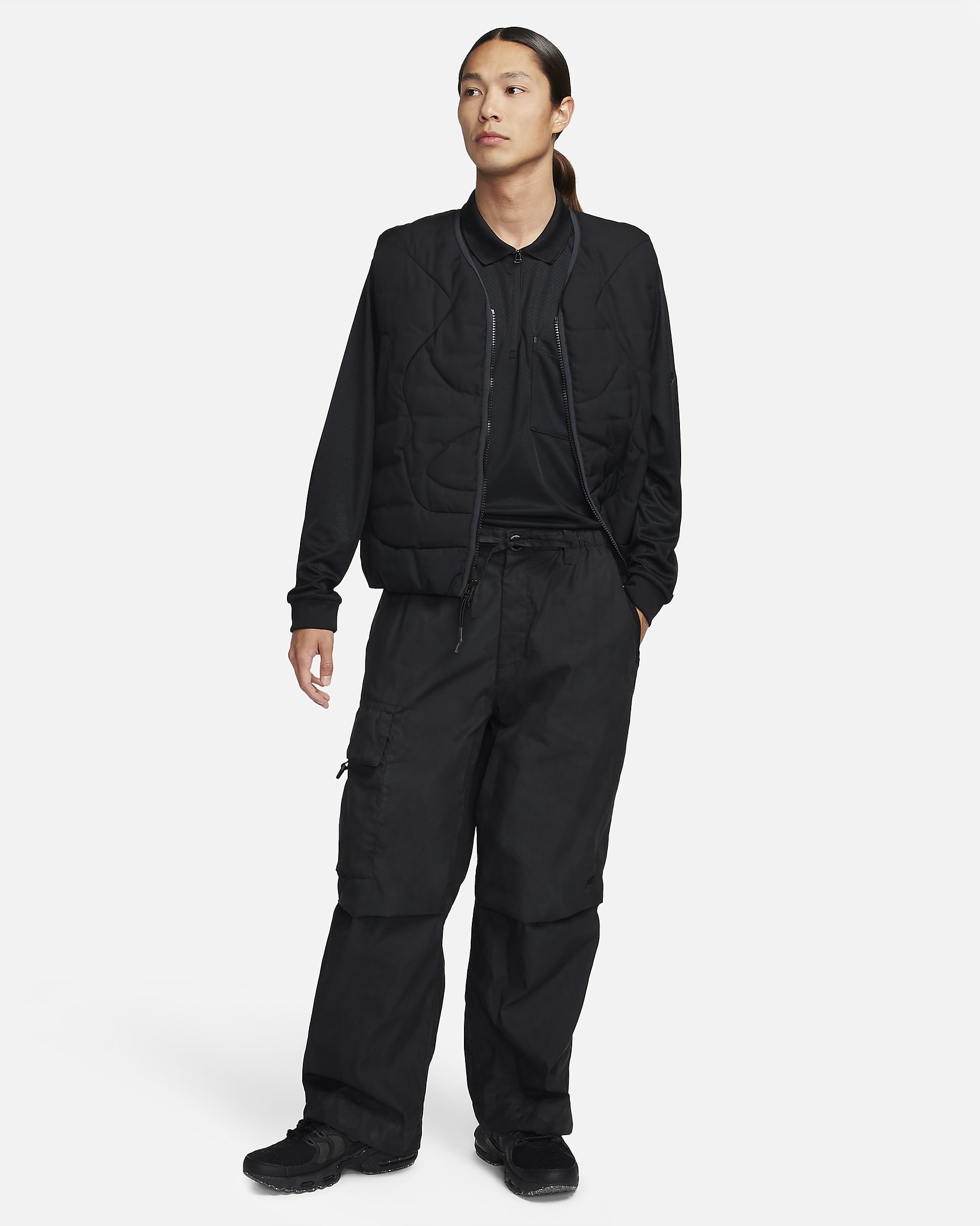 Nike Sportswear Tech Pack Men's Waxed Canvas Cargo Pants - Black/Black/Black