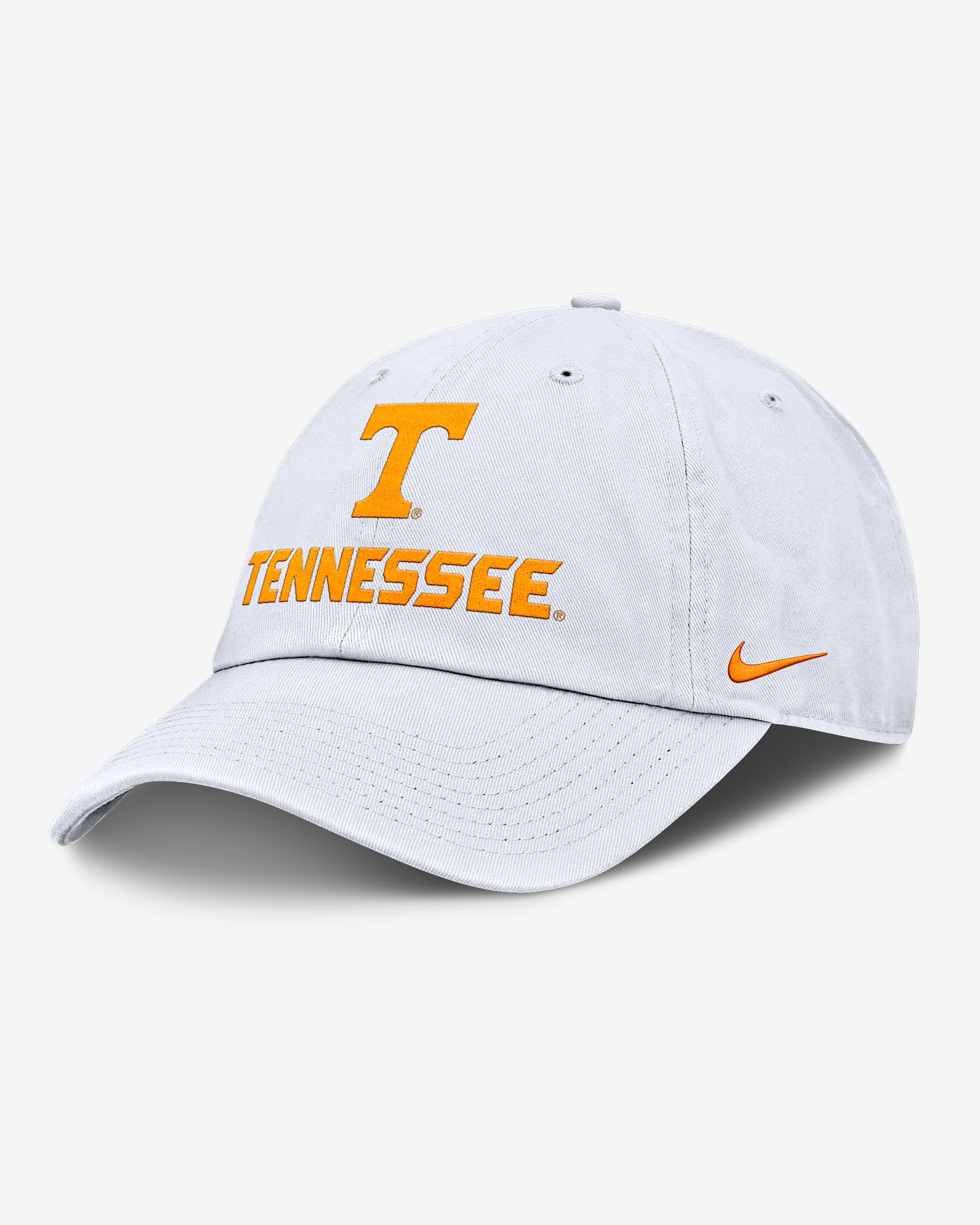 Tennessee Sideline Club Gameday Men's Nike College Adjustable Hat - White