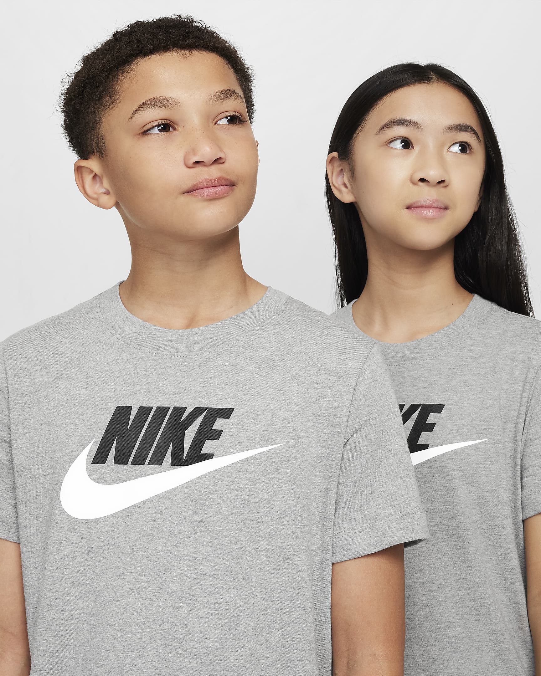 Nike Sportswear Older Kids' T-Shirt - Dark Grey Heather