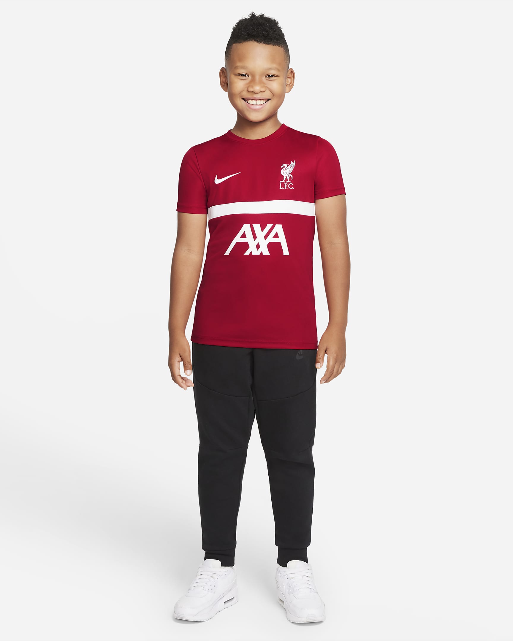 Liverpool F.C. Academy Pro Older Kids' Nike Dri-FIT Short-Sleeve ...