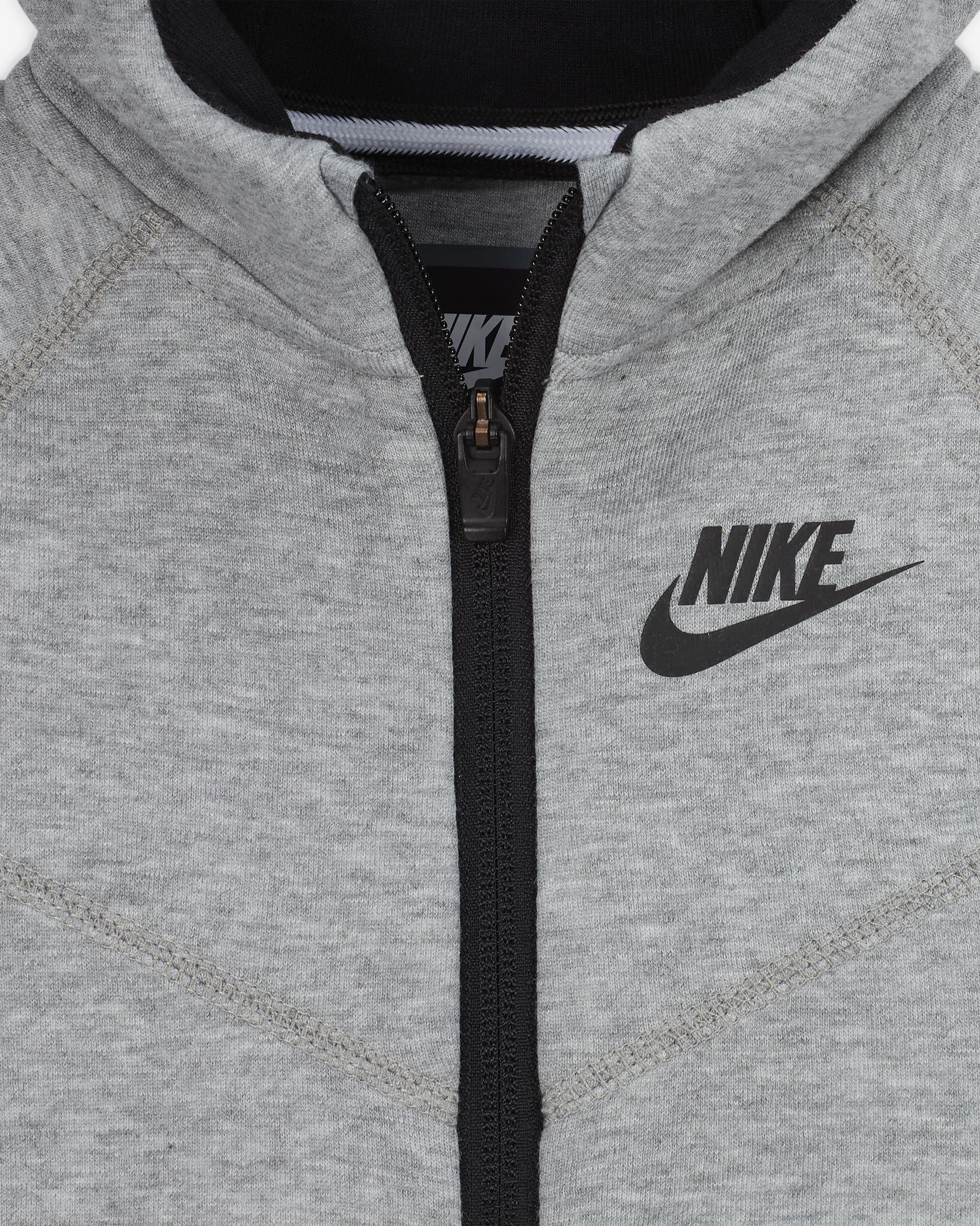 Nike Sportswear Tech Fleece Full-zip Set Baby 2-Piece Hoodie Set - Dark Grey Heather