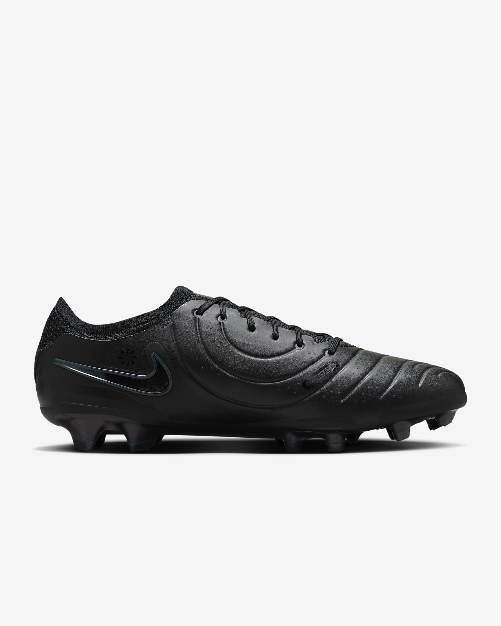 Scarpa da calcio a taglio basso per terreni duri Nike Tiempo Legend 10 Elite - Nero/Deep Jungle/Nero