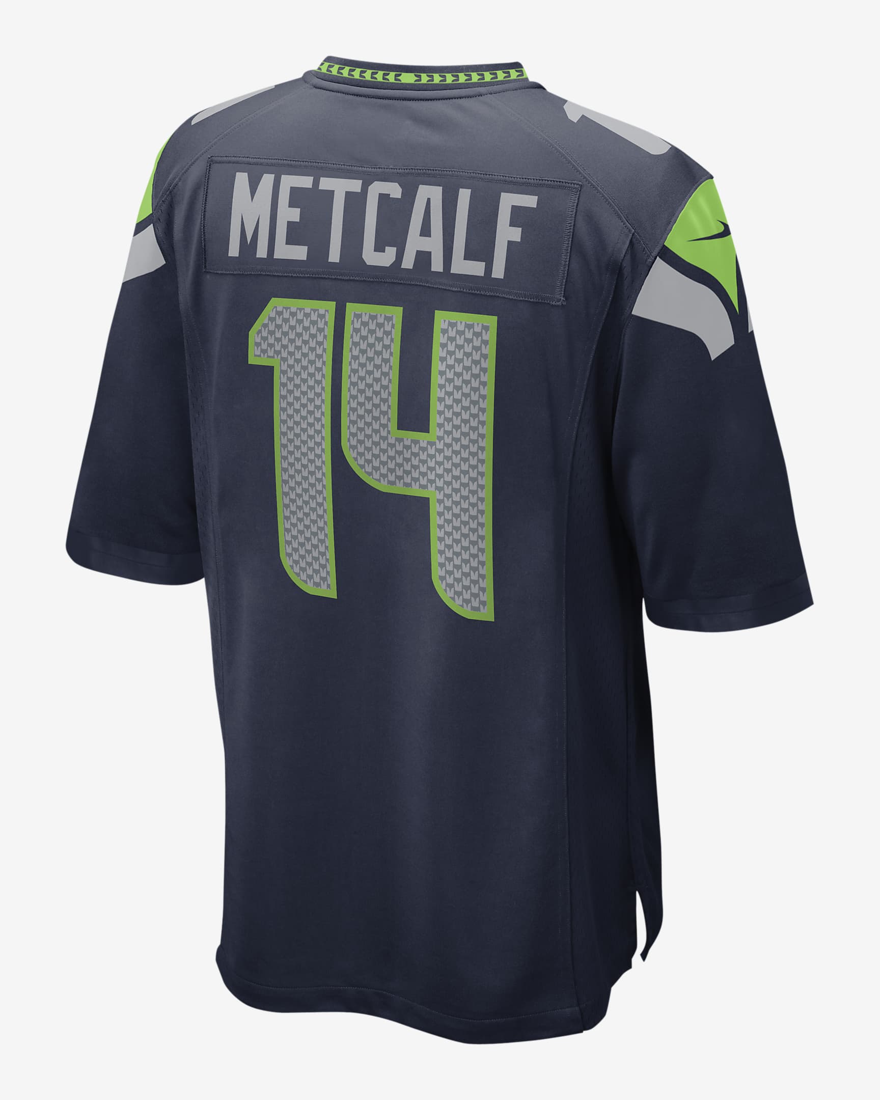 NFL Seattle Seahawks (DK Metcalf) Men's Game American Football Jersey - College Navy