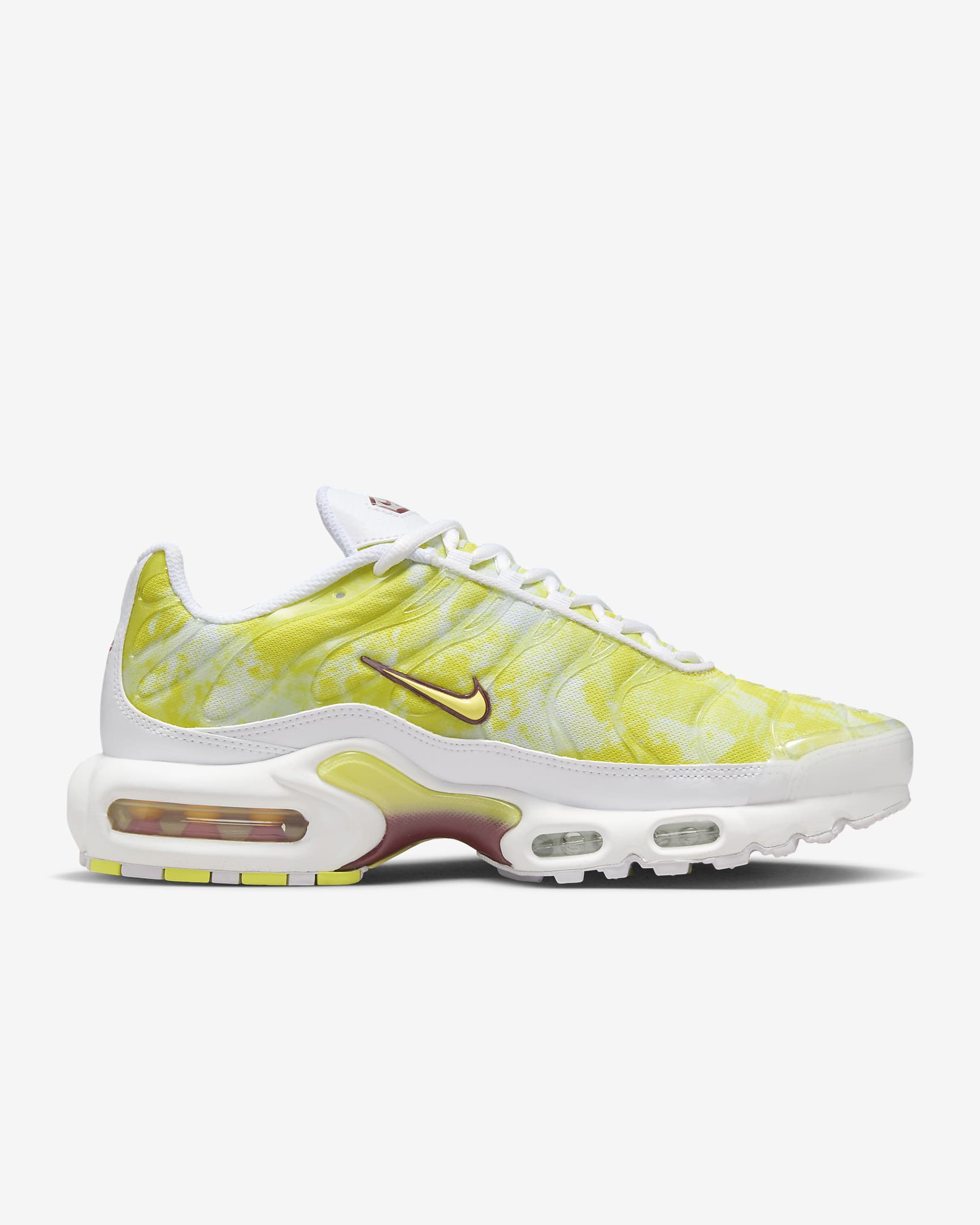 Nike Air Max Plus Women's Shoes - White/Football Grey/Dark Team Red/Light Laser Orange