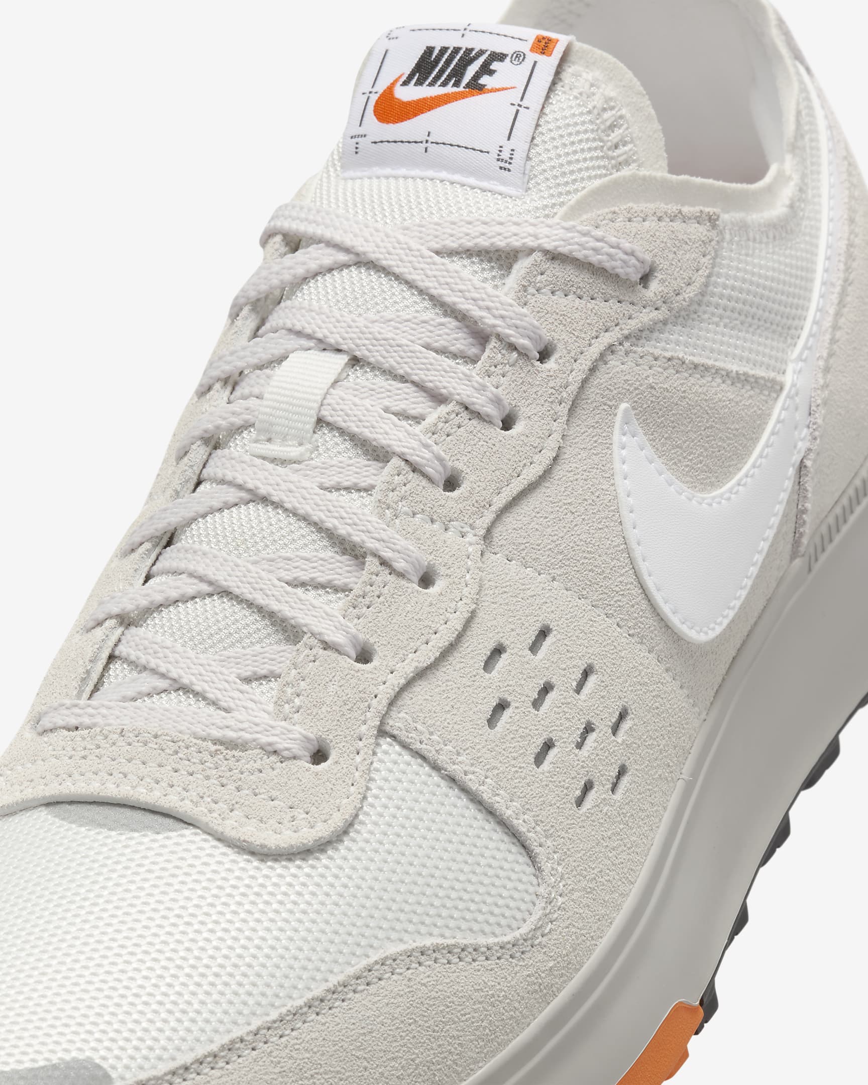 Sapatilhas Nike C1TY "Safety Cone" - Platinum Tint/Light Iron Ore/Laranja Safety/Branco