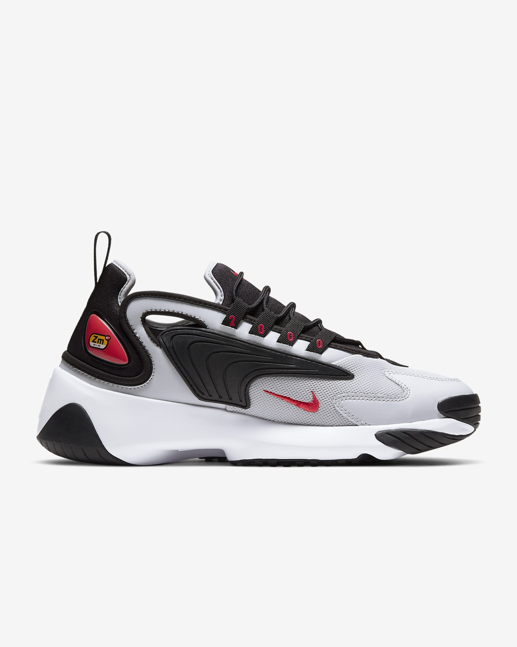 Nike Zoom 2K Men's Shoes - Black/Grey Fog/White/Track Red