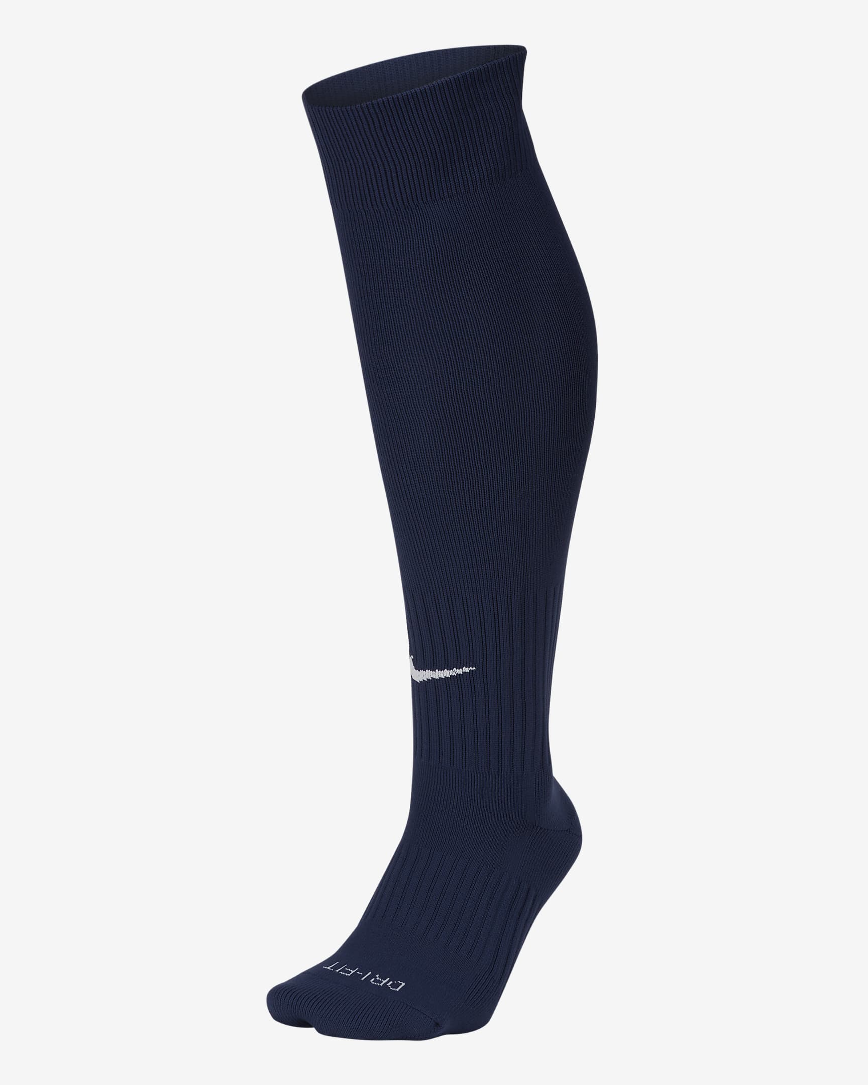 Nike Classic 2 Cushioned Over-the-Calf Socks - Midnight Navy/White