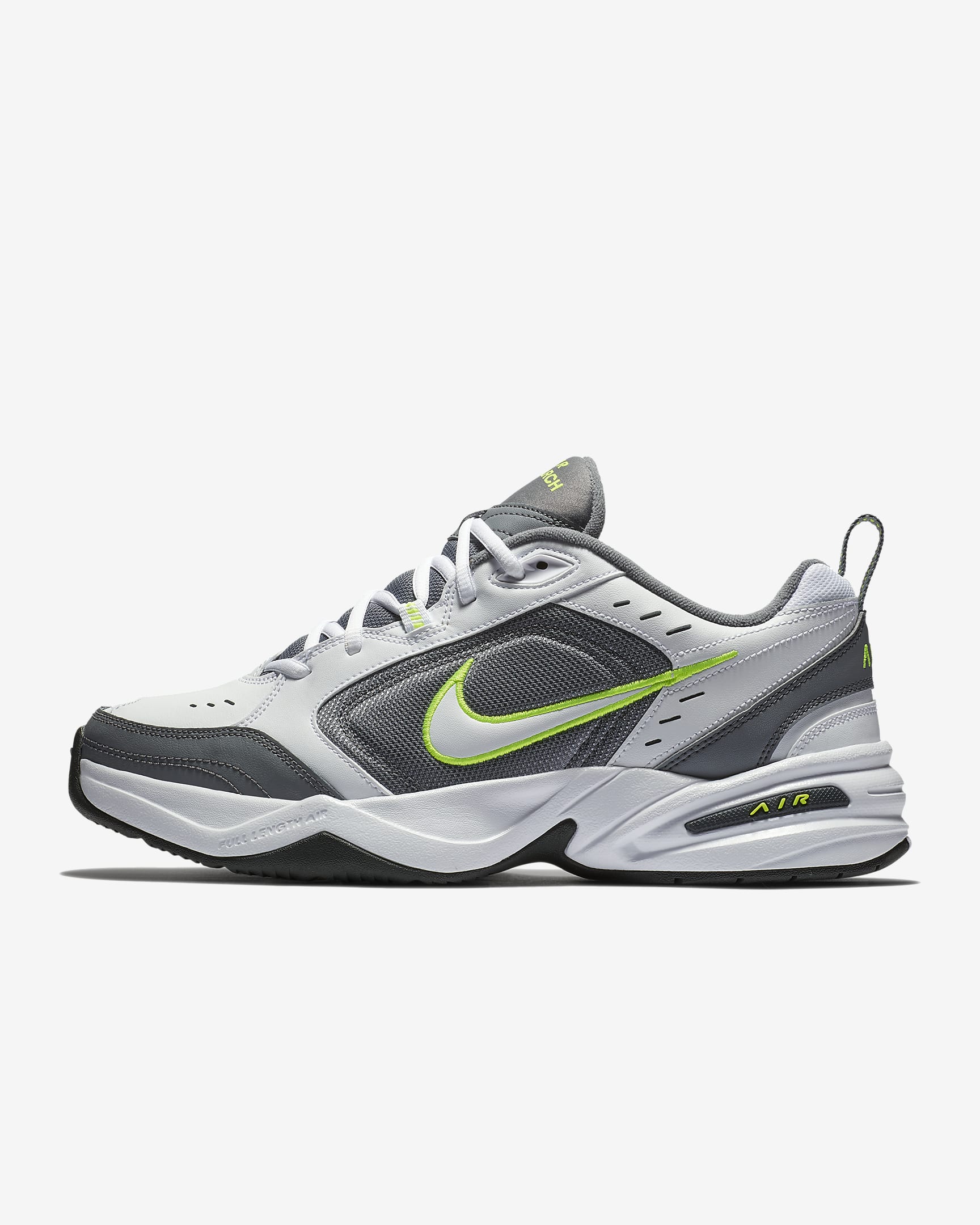 Nike Air Monarch IV Men's Workout Shoes - White/Cool Grey/Anthracite/White