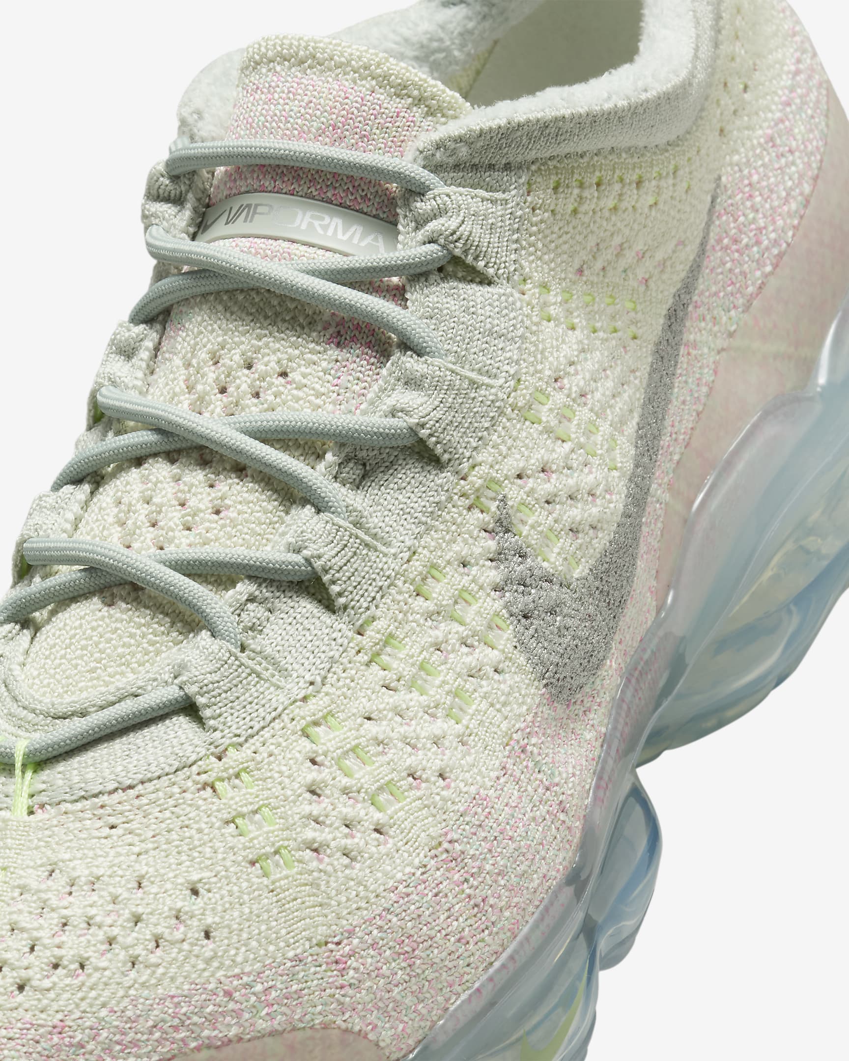 Nike Air VaporMax 2023 Flyknit Women's Shoes - Sea Glass/Light Silver/Barely Volt/Metallic Silver