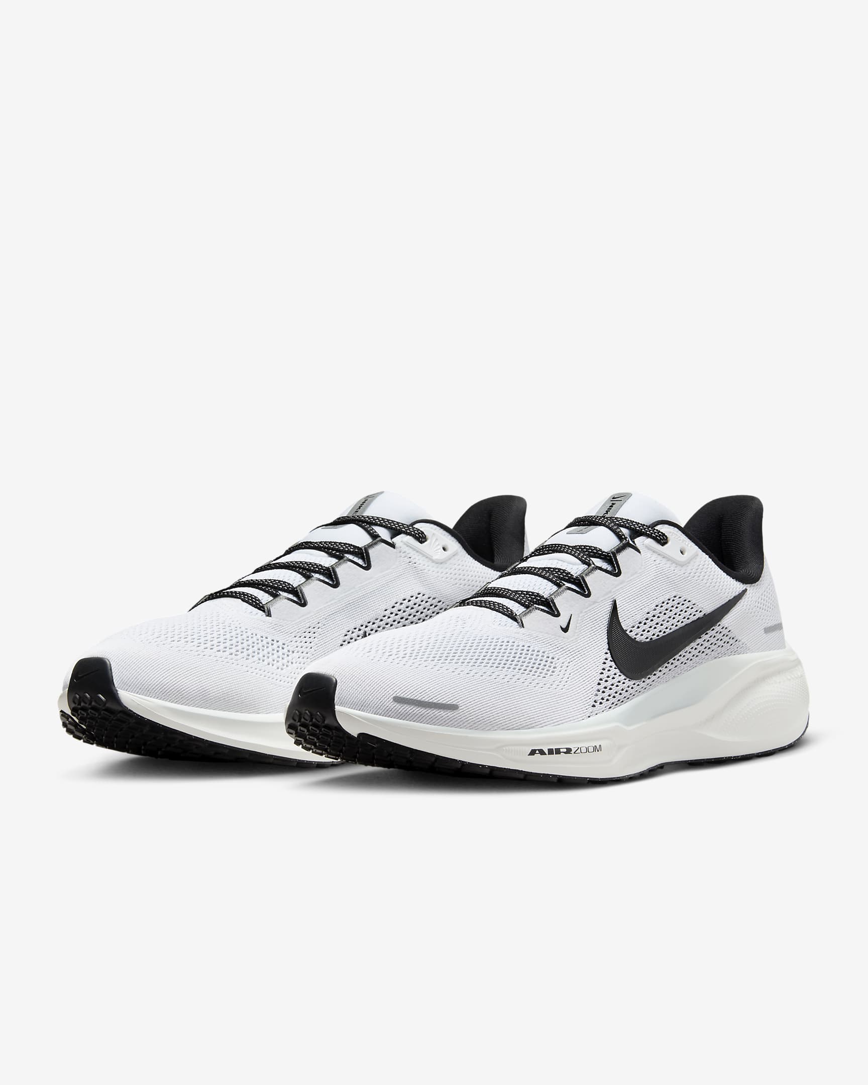 Nike Pegasus 41 Men's Road Running Shoes - White/Pure Platinum/Summit White/Black