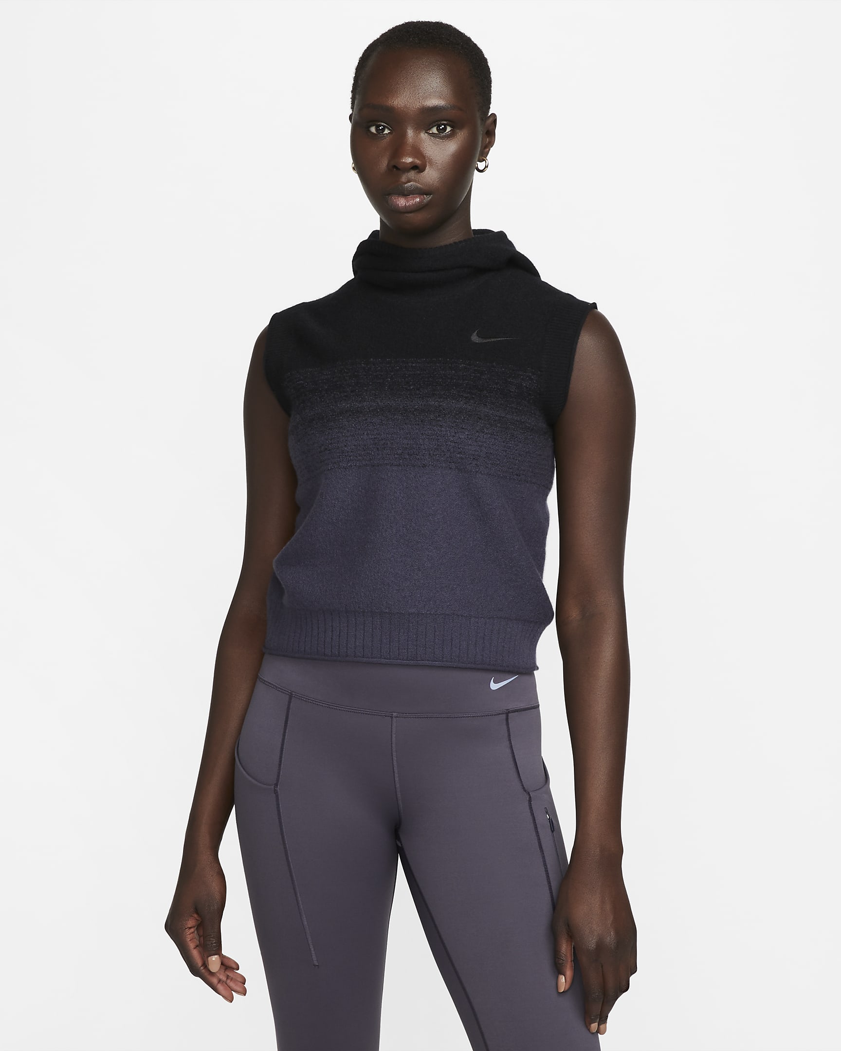womens nike running gilet