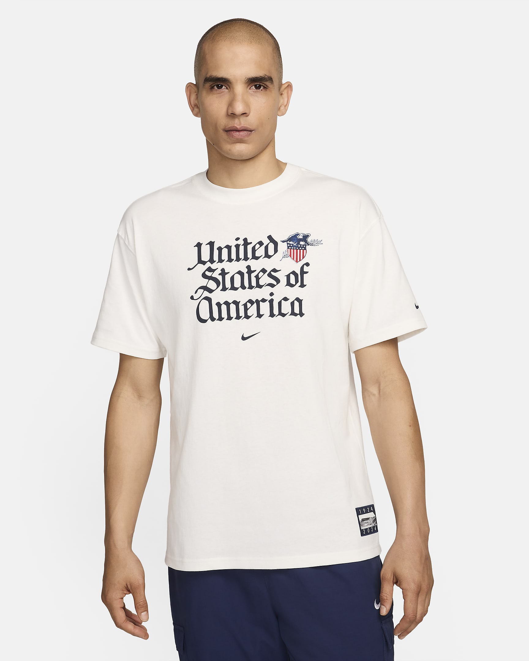 USA Premium Essential Men's Nike T-Shirt - Sail