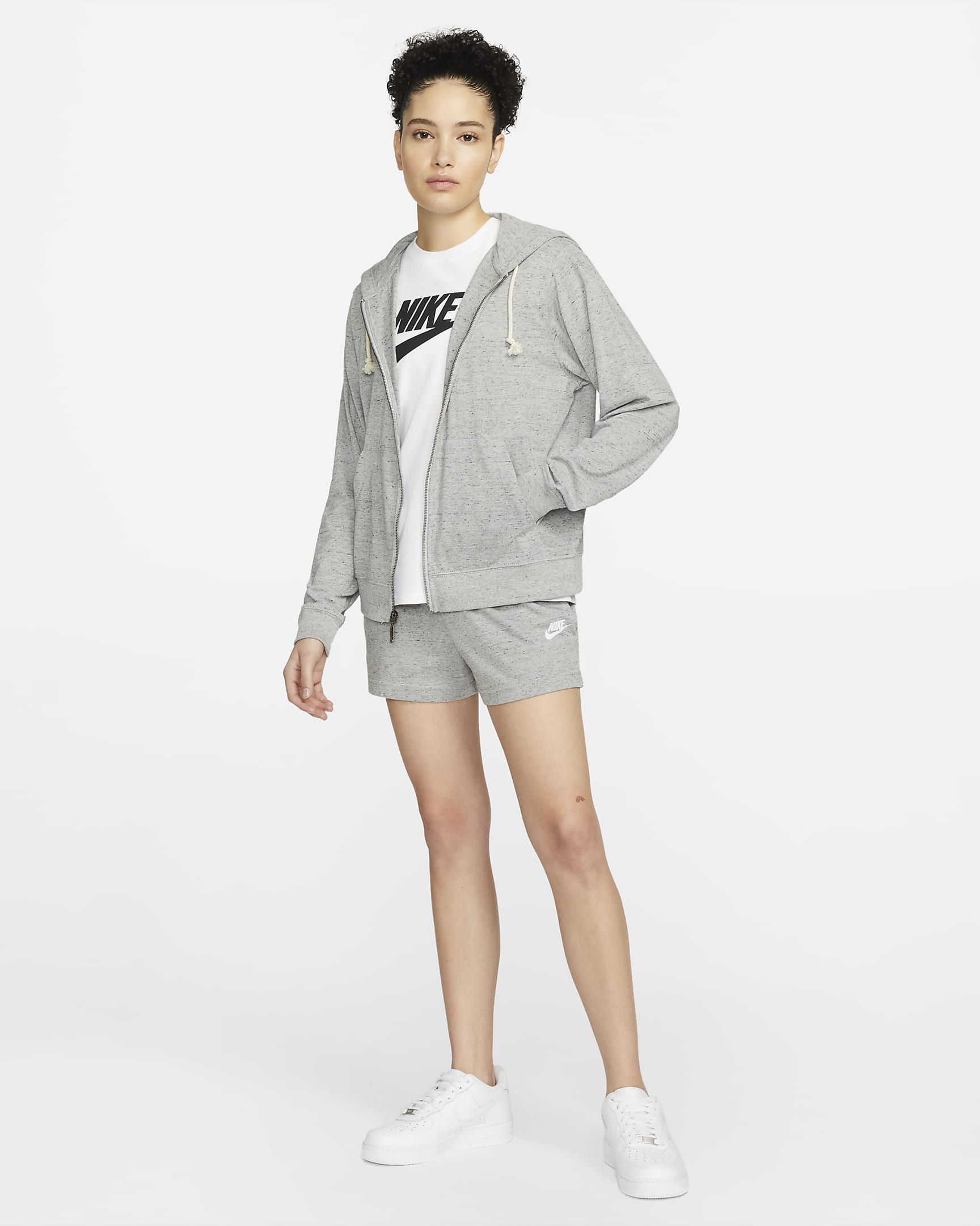 Nike Sportswear Gym Vintage Women's FullZip Hoodie. Nike LU