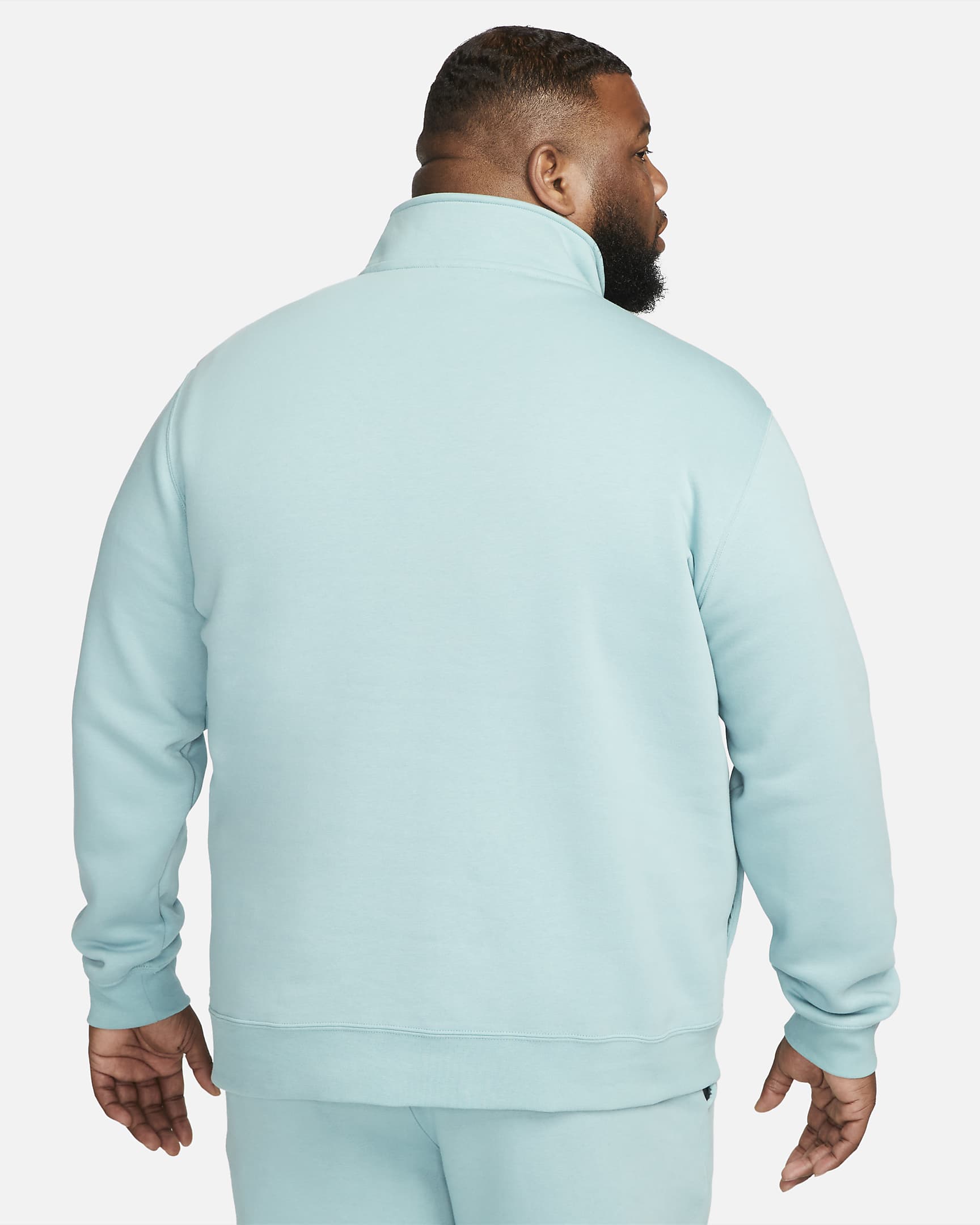 Nike Sportswear Club Men's BrushedBack 1/2Zip Sweatshirt. Nike CA
