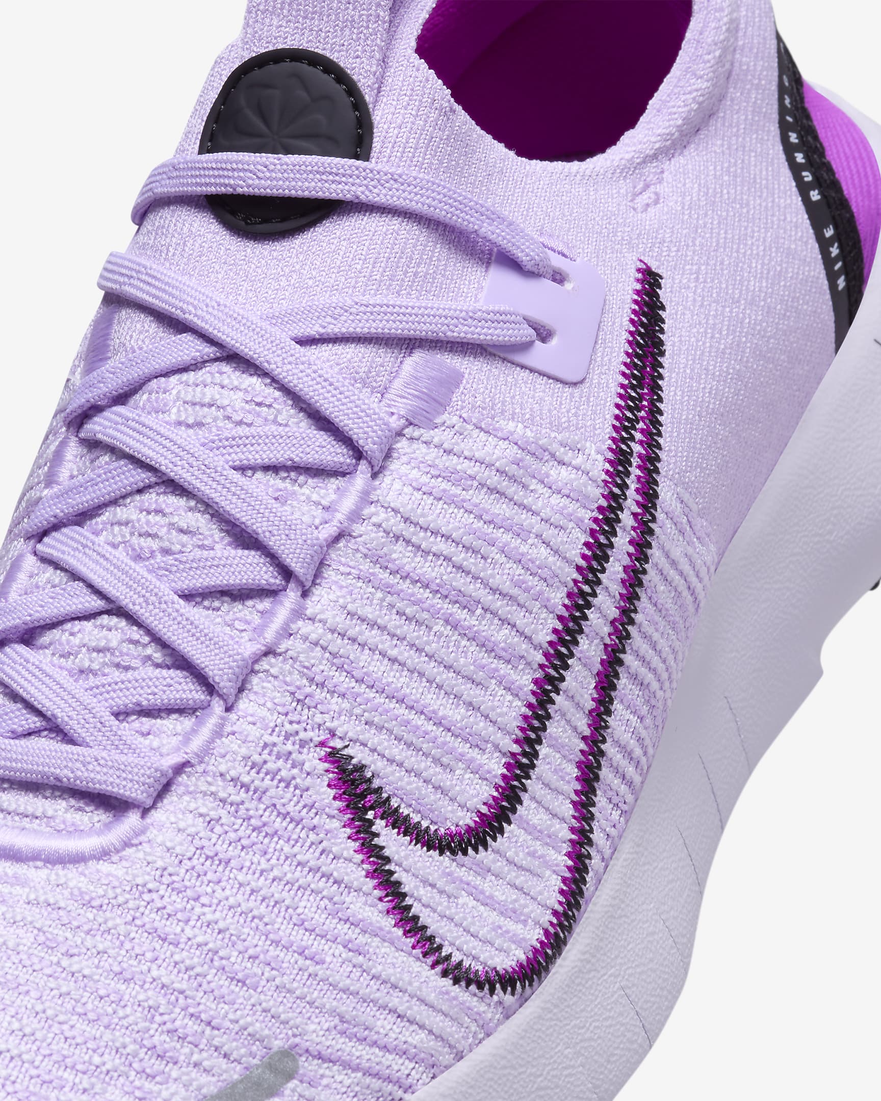 Nike Free RN NN Straßenlaufschuh für Damen - Lilac Bloom/Barely Grape/Vivid Purple/Schwarz