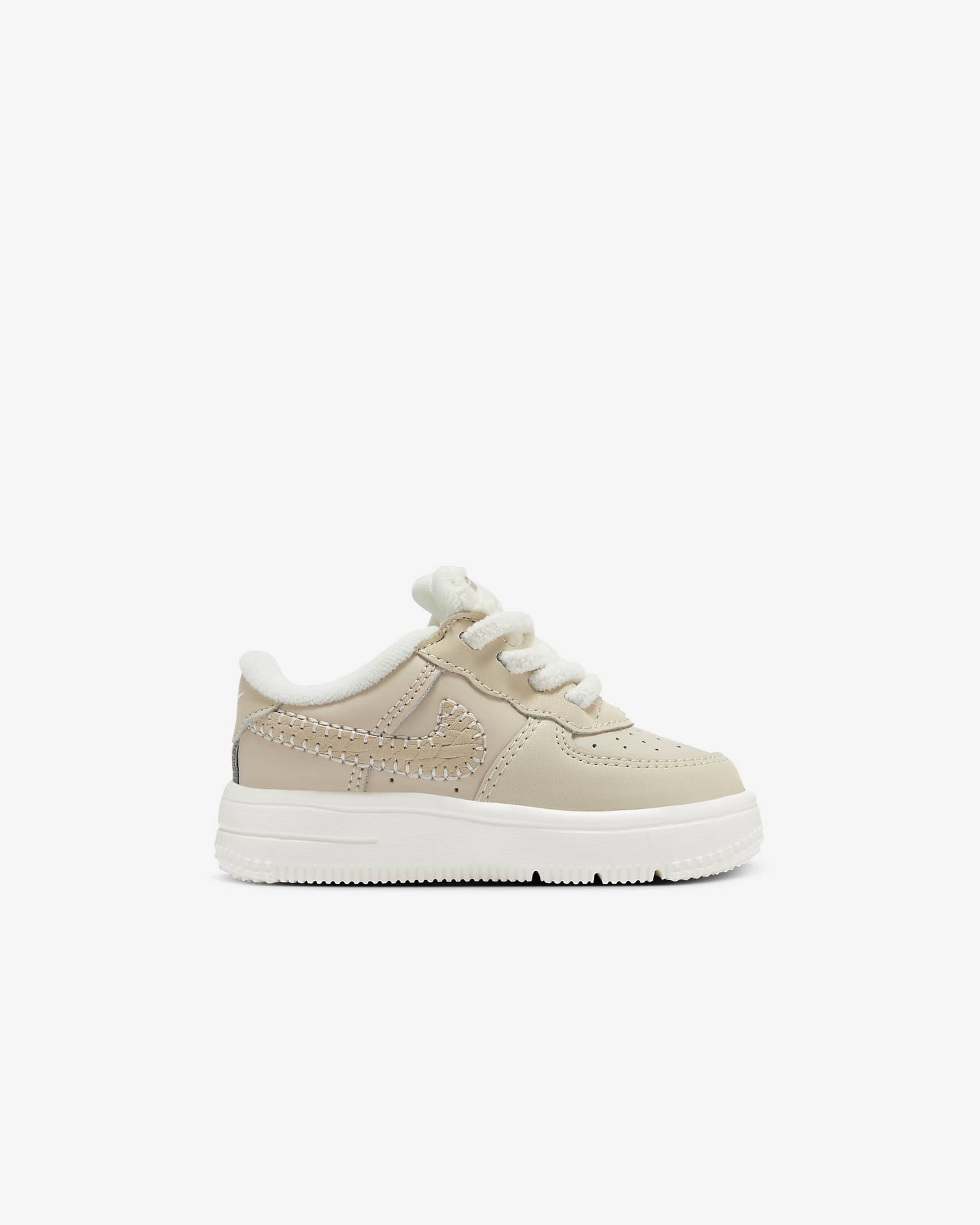 รองเท้าทารก/เด็กวัยหัดเดิน Nike Force 1 Low SE EasyOn - Sanddrift/Sail/Dark Raisin/Pale Ivory