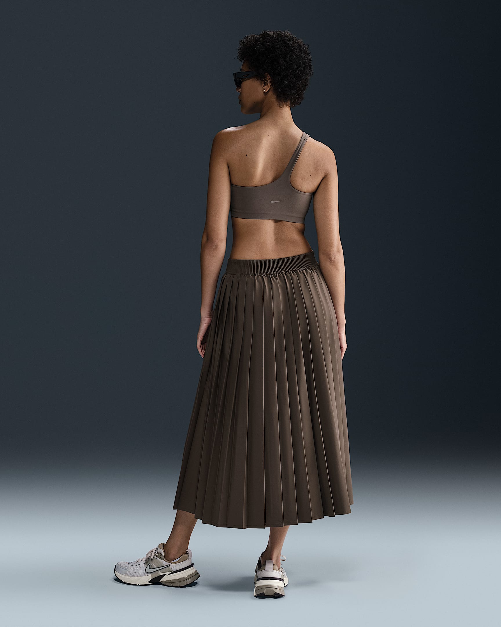 pleated nike skirt