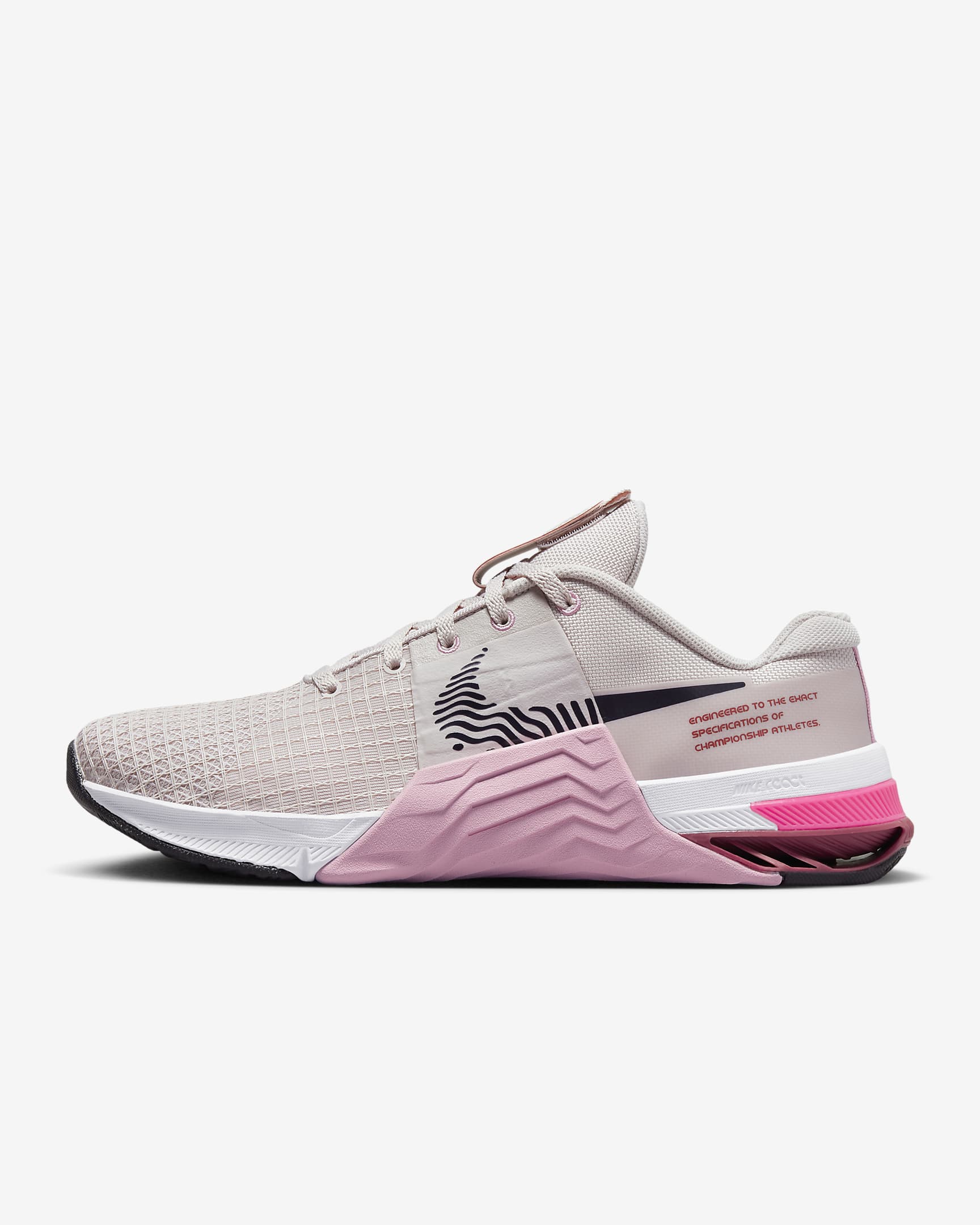 Nike Metcon 8 Women's Workout Shoes - Barely Rose/Pink Rise/Canyon Rust/Cave Purple