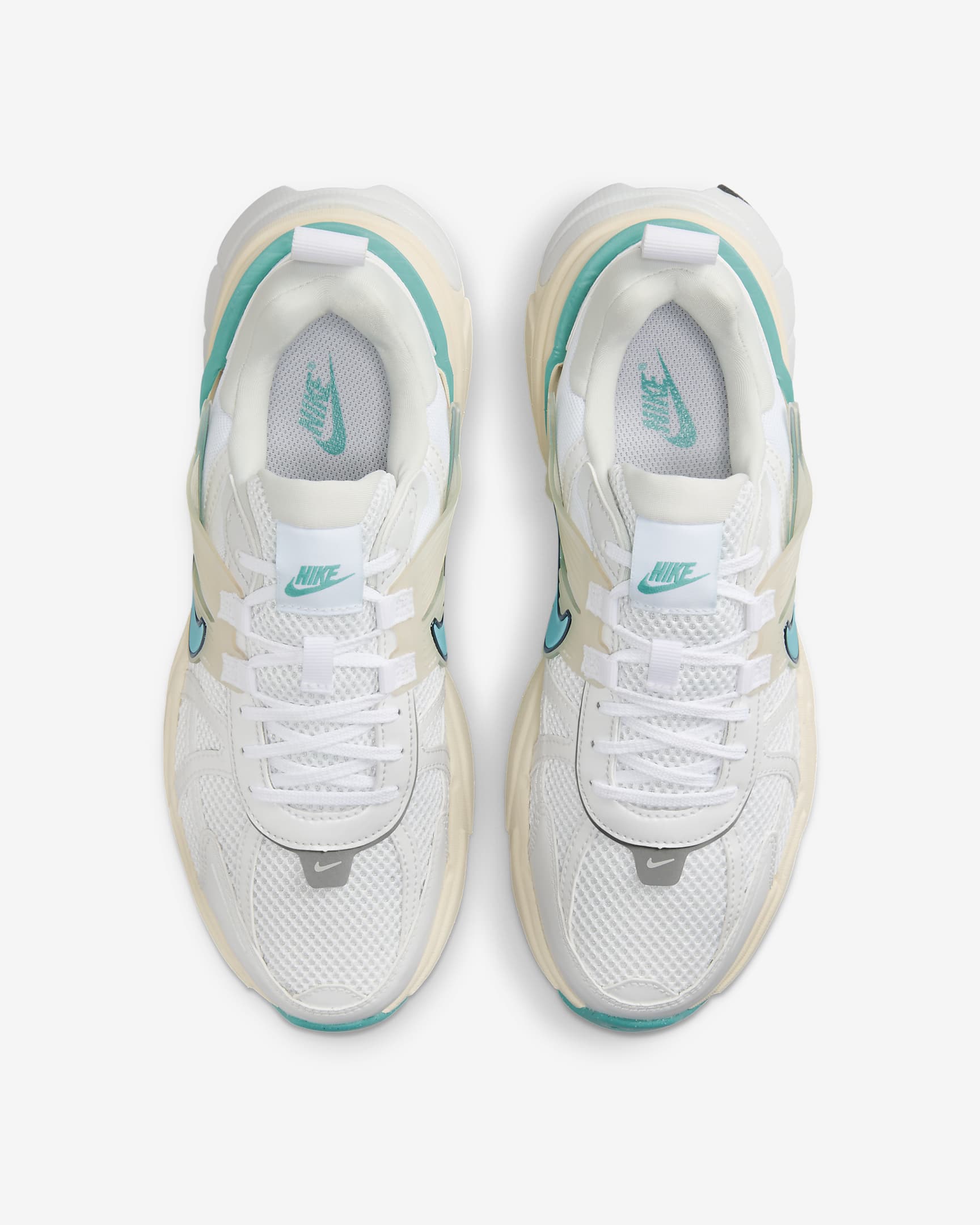 Nike V2K Run Shoes - White/Coconut Milk/Summit White/Dusty Cactus