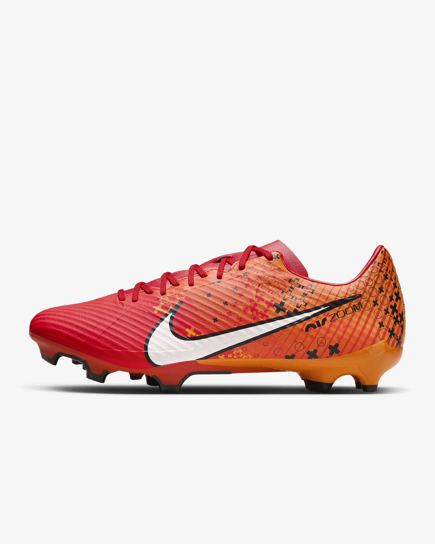 Nike Vapor 15 Academy Mercurial Dream Speed MG Low-Top Football Boot - Light Crimson/Bright Mandarin/Black/Pale Ivory