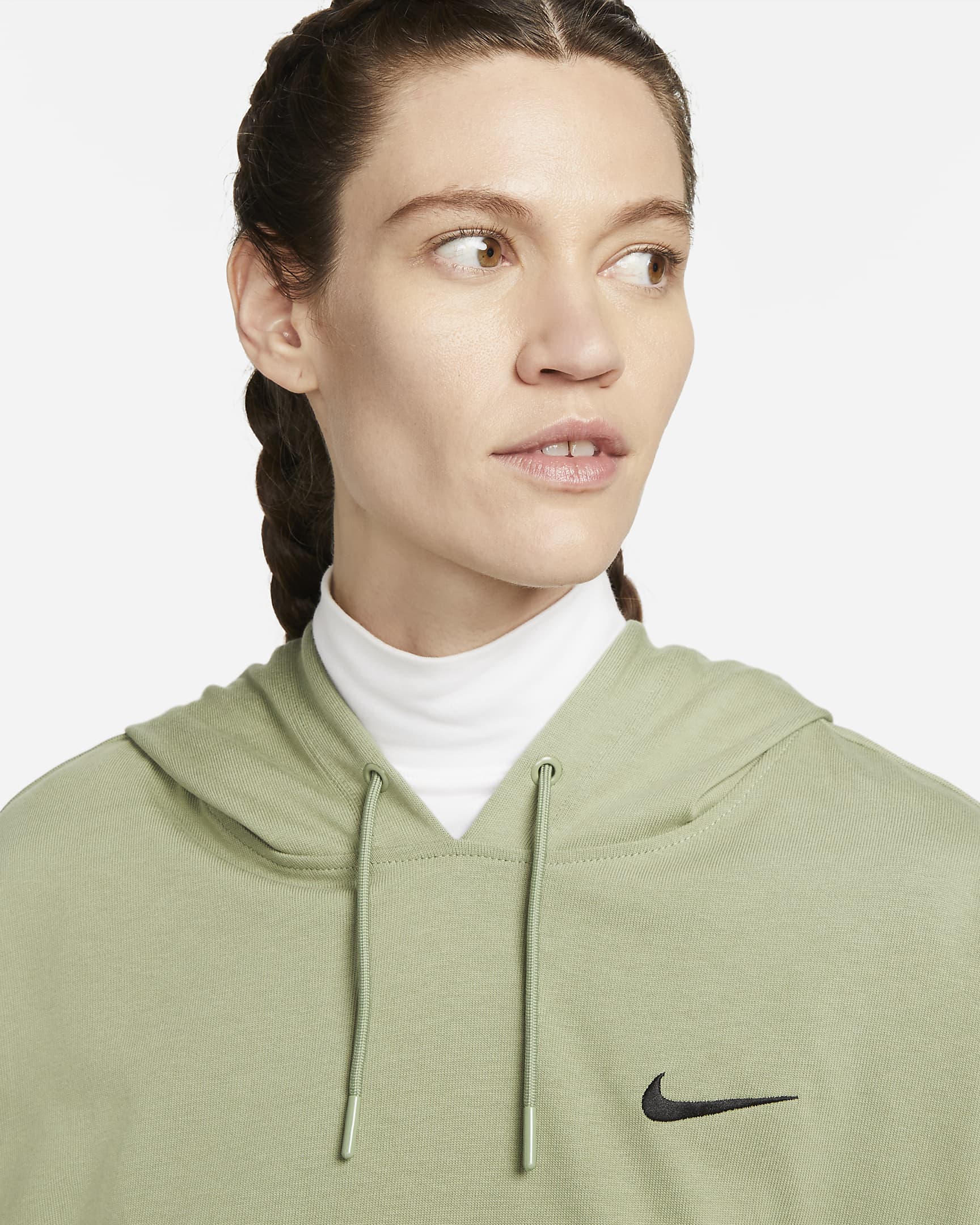 Nike Sportswear Women's Oversized Jersey Pullover Hoodie. Nike BG
