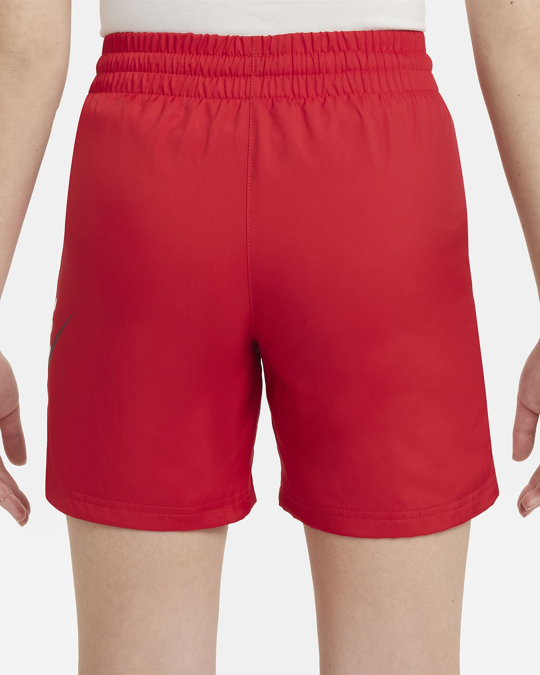 Nike Sportswear Older Kids' Woven Shorts - University Red