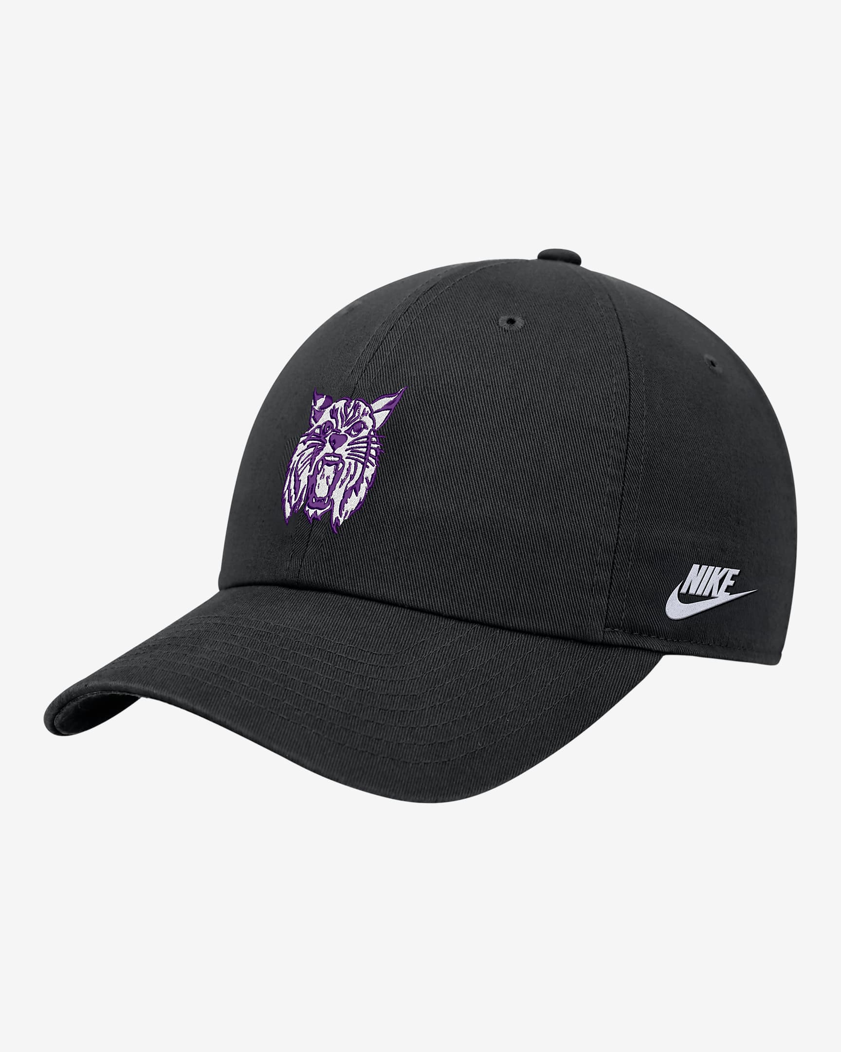 Kansas State Nike College Cap - Black