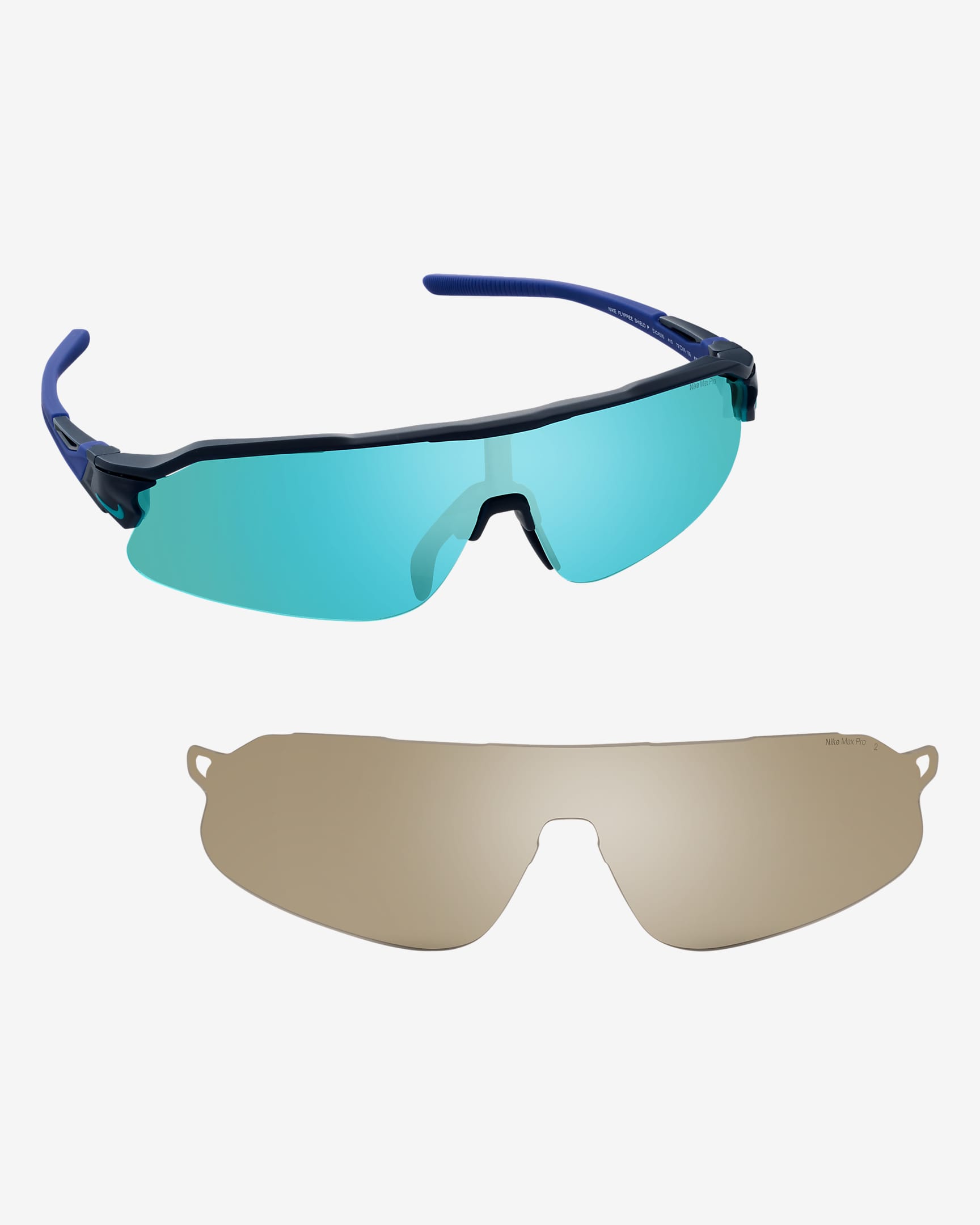 Nike Flyfree Shield Polarized Sunglasses - Obsidian