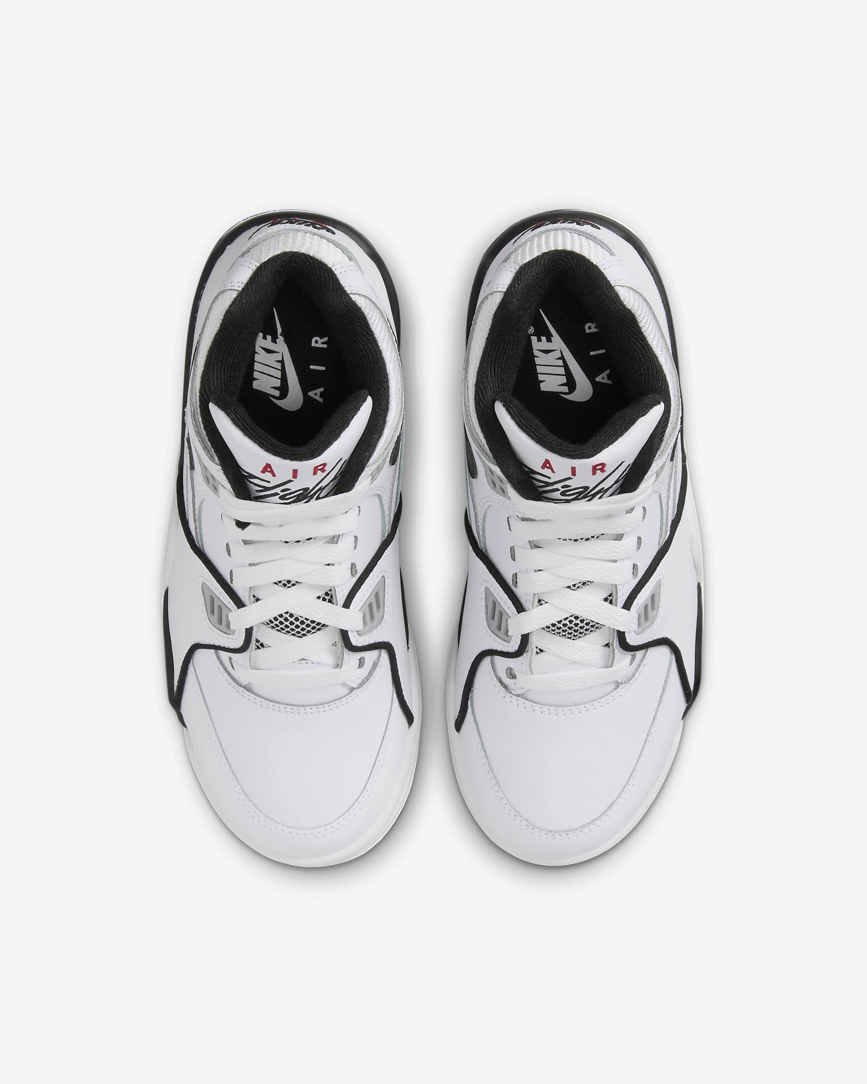 Nike Air Flight 89 Older Kids' Shoes - White/Wolf Grey/Black